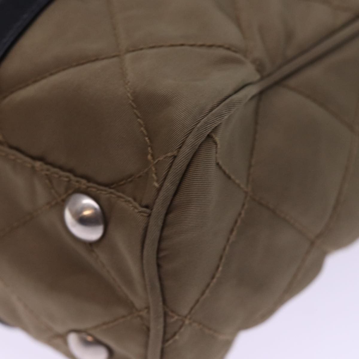 Prada Tessuto Brown Synthetic Shoulder Bag (Pre-Owned) Size ONE SIZE - 12 Thumbnail