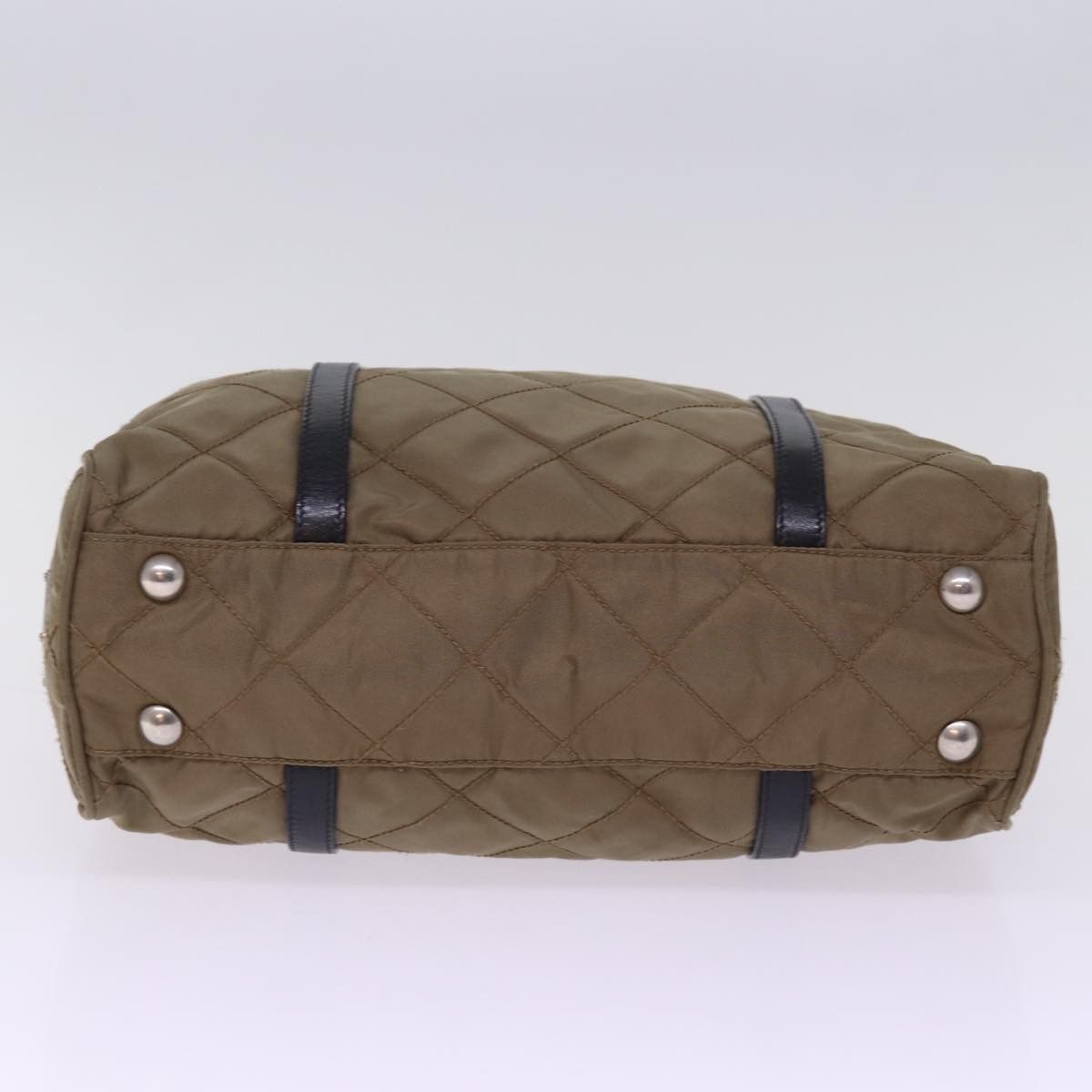 Prada Tessuto Brown Synthetic Shoulder Bag (Pre-Owned) Size ONE SIZE - 3 Thumbnail