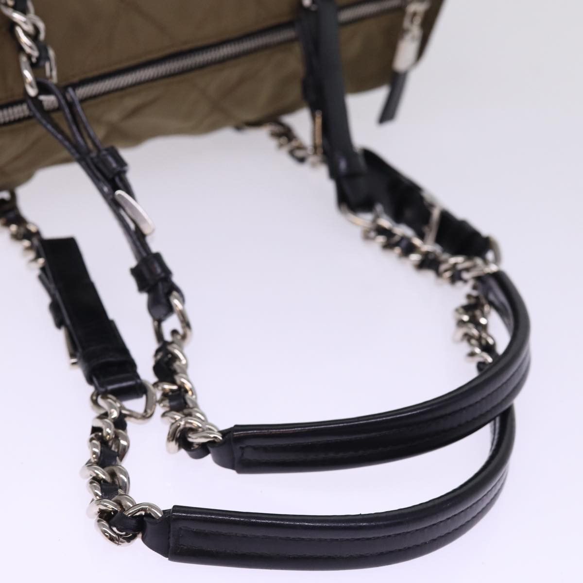 Prada Tessuto Brown Synthetic Shoulder Bag (Pre-Owned) Size ONE SIZE - 10 Thumbnail