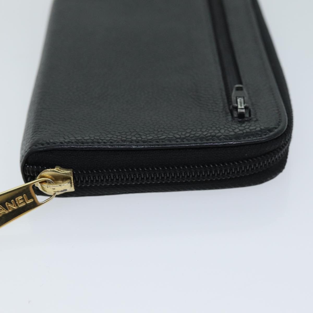 Chanel Logo Cc Black Leather Wallet (Pre-Owned) Size ONE SIZE - 11 Thumbnail