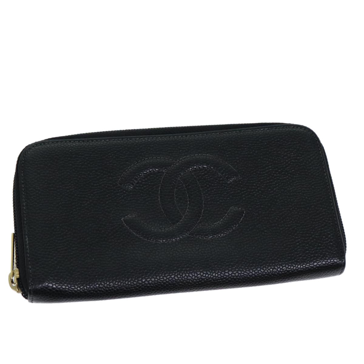Chanel Logo Cc Black Leather Wallet (Pre-Owned) Size ONE SIZE - 7 Thumbnail
