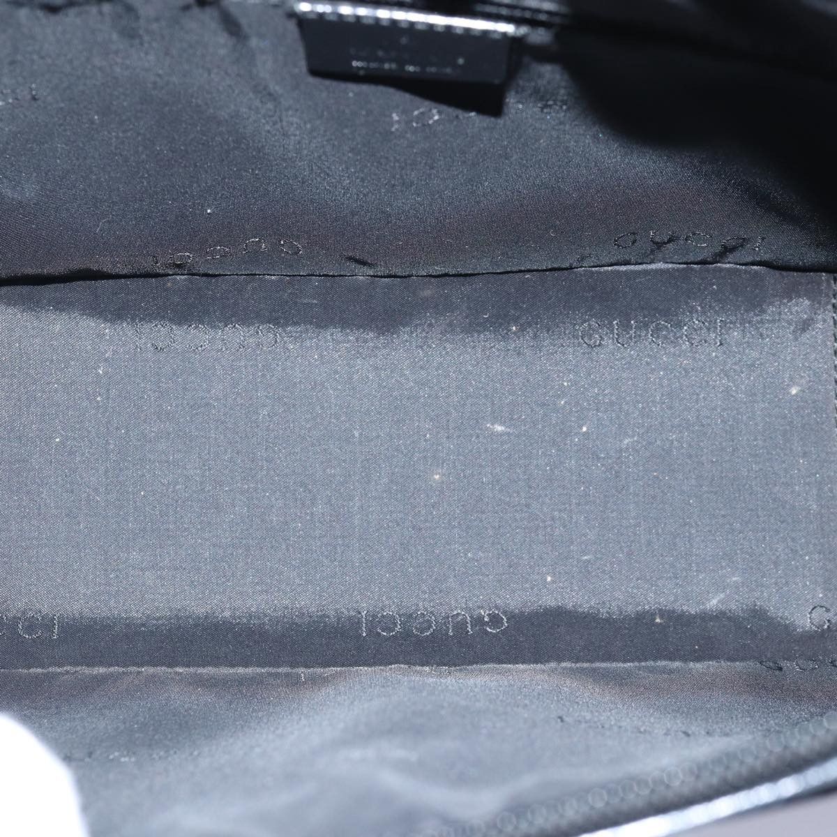 Gucci Bamboo Black Canvas Handbag (Pre-Owned) Size ONE SIZE - 5 Thumbnail