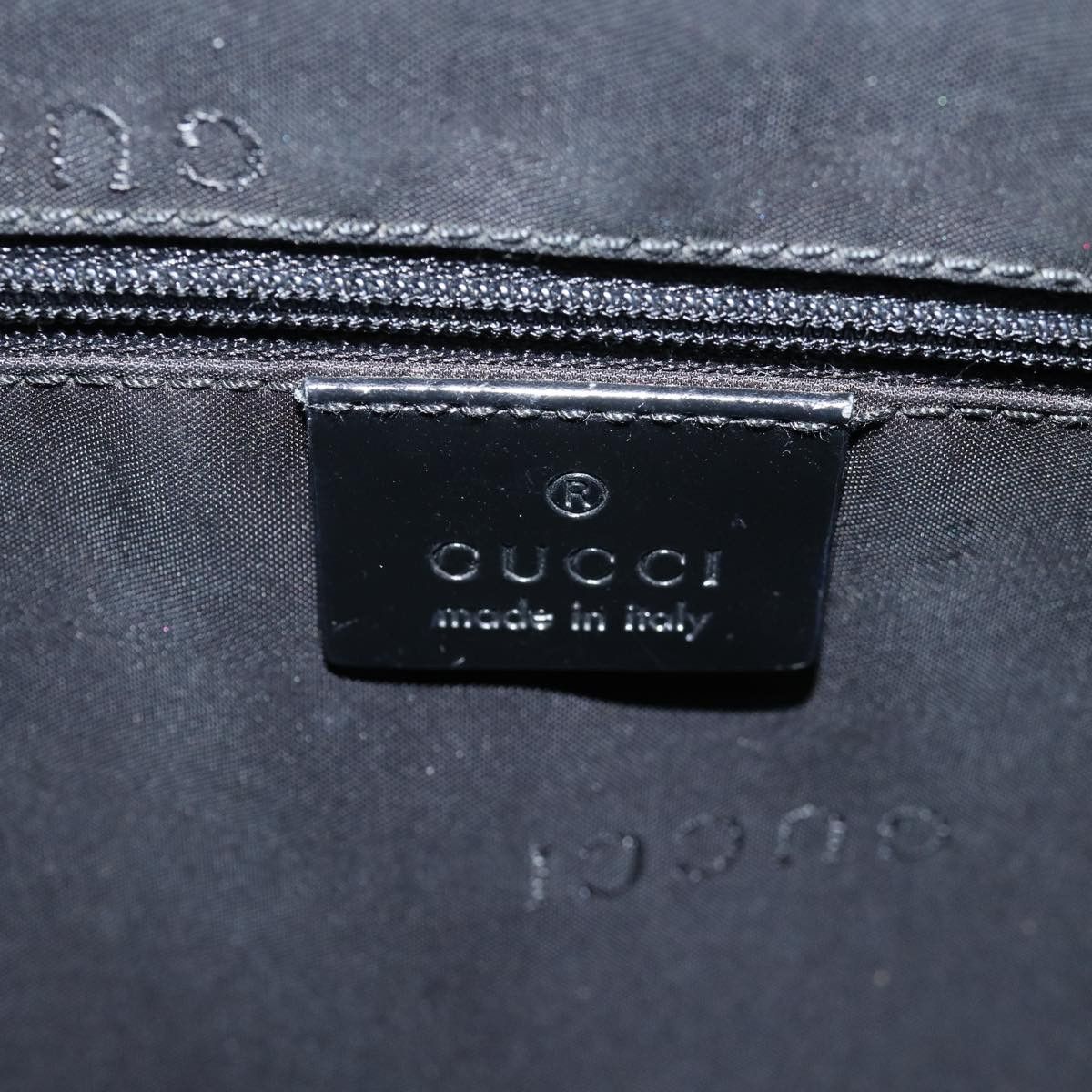 Gucci Bamboo Black Canvas Handbag (Pre-Owned) Size ONE SIZE - 9 Thumbnail
