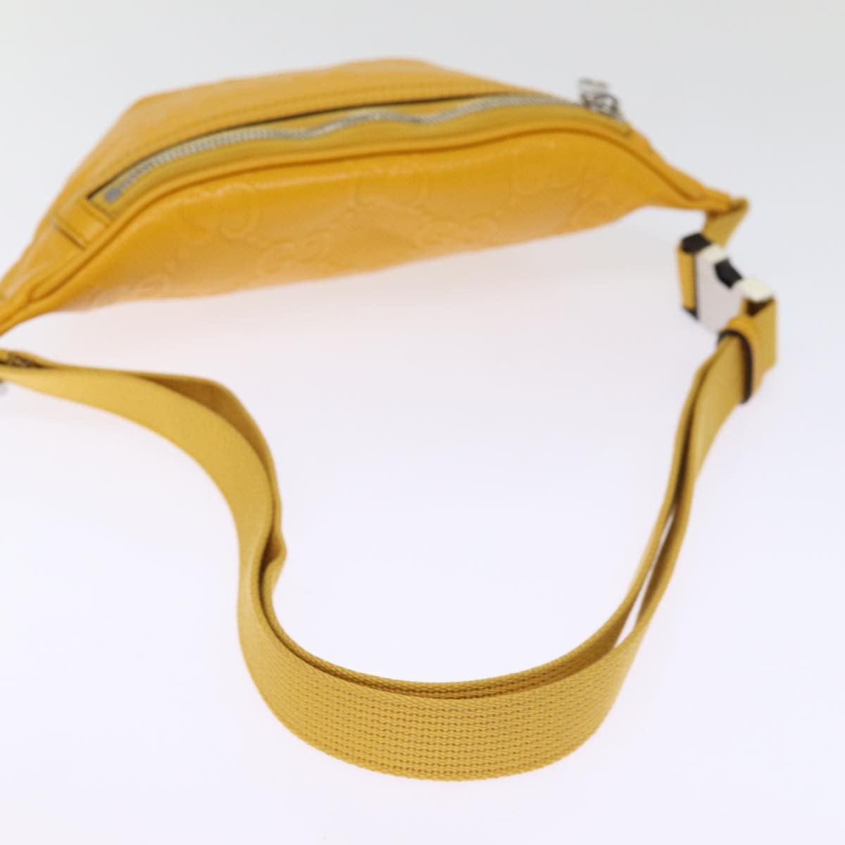 Gucci Gg Jumbo Yellow Leather Shoulder Bag (Pre-Owned) Size ONE SIZE - 5 Thumbnail