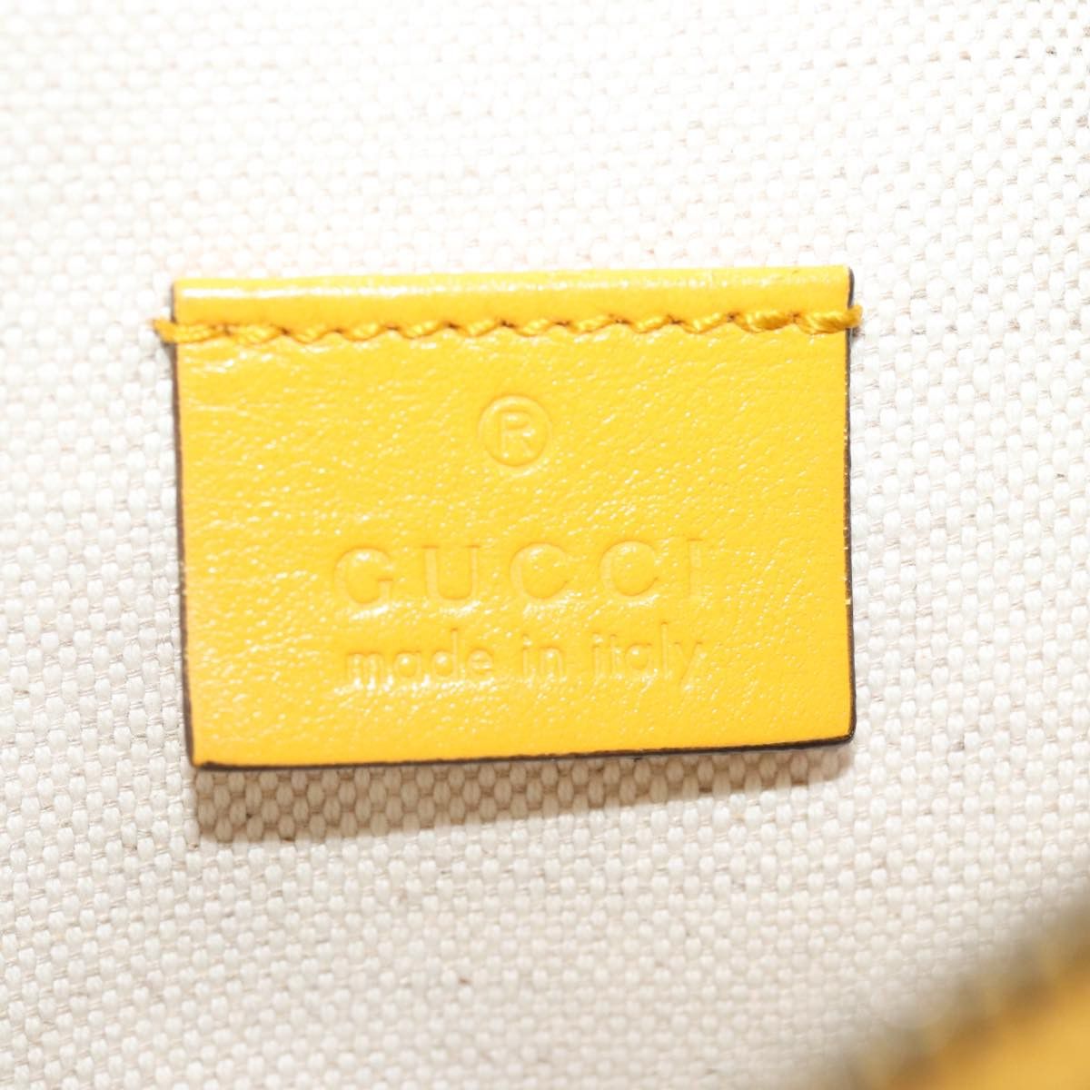 Gucci Gg Jumbo Yellow Leather Shoulder Bag (Pre-Owned) Size ONE SIZE - 8 Thumbnail
