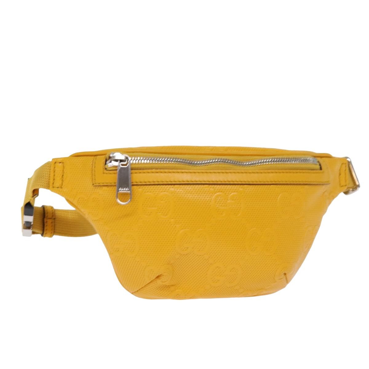 Gucci Gg Jumbo Yellow Leather Shoulder Bag (Pre-Owned) Size ONE SIZE - 2 Thumbnail