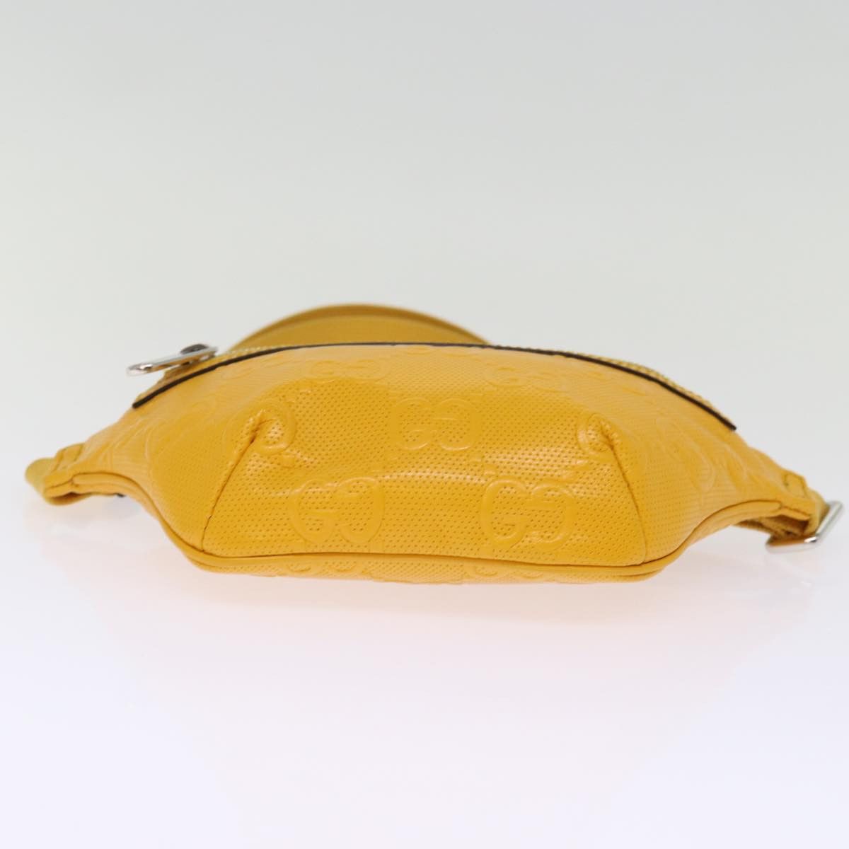 Gucci Gg Jumbo Yellow Leather Shoulder Bag (Pre-Owned) Size ONE SIZE - 4 Thumbnail