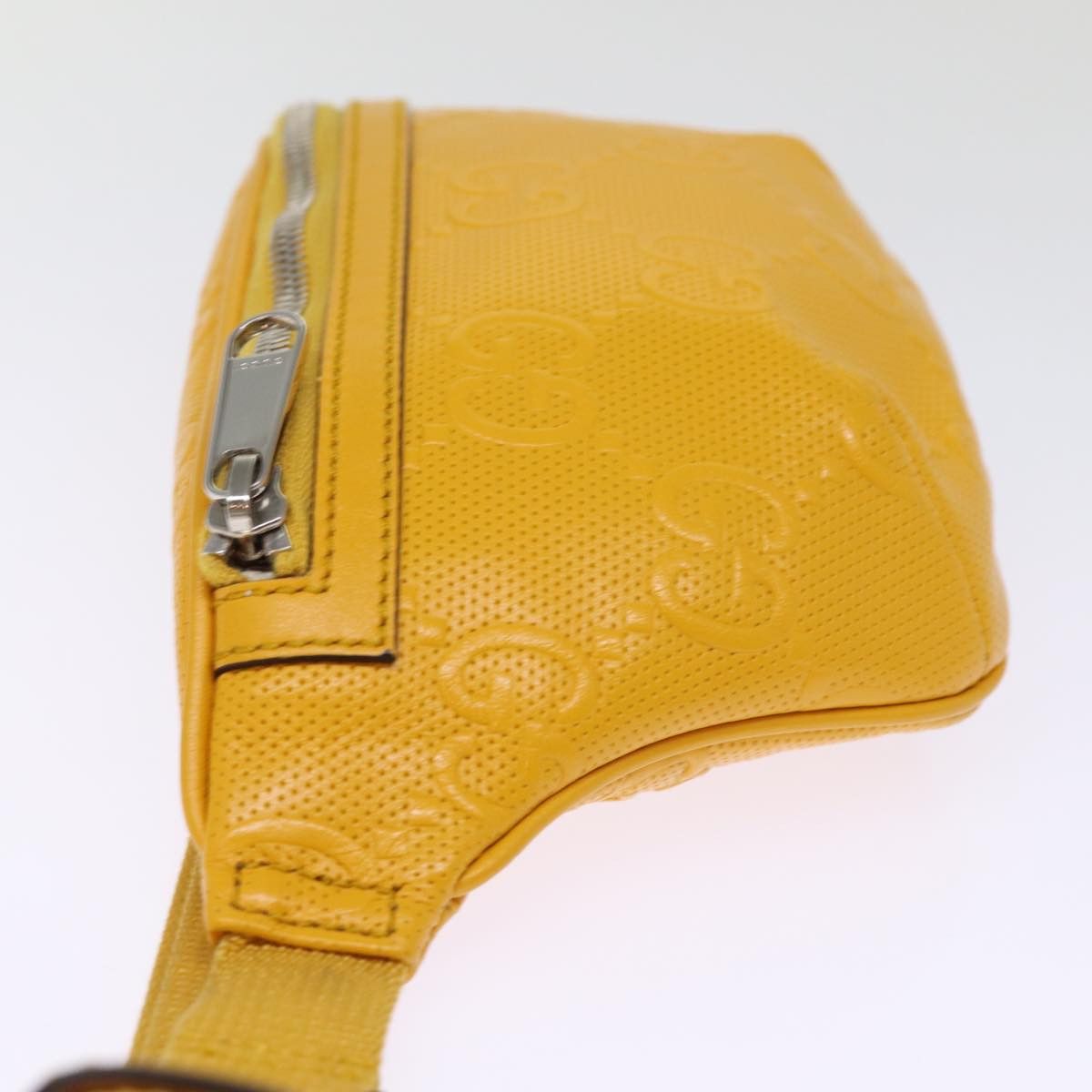 Gucci Gg Jumbo Yellow Leather Shoulder Bag (Pre-Owned) Size ONE SIZE - 13 Thumbnail
