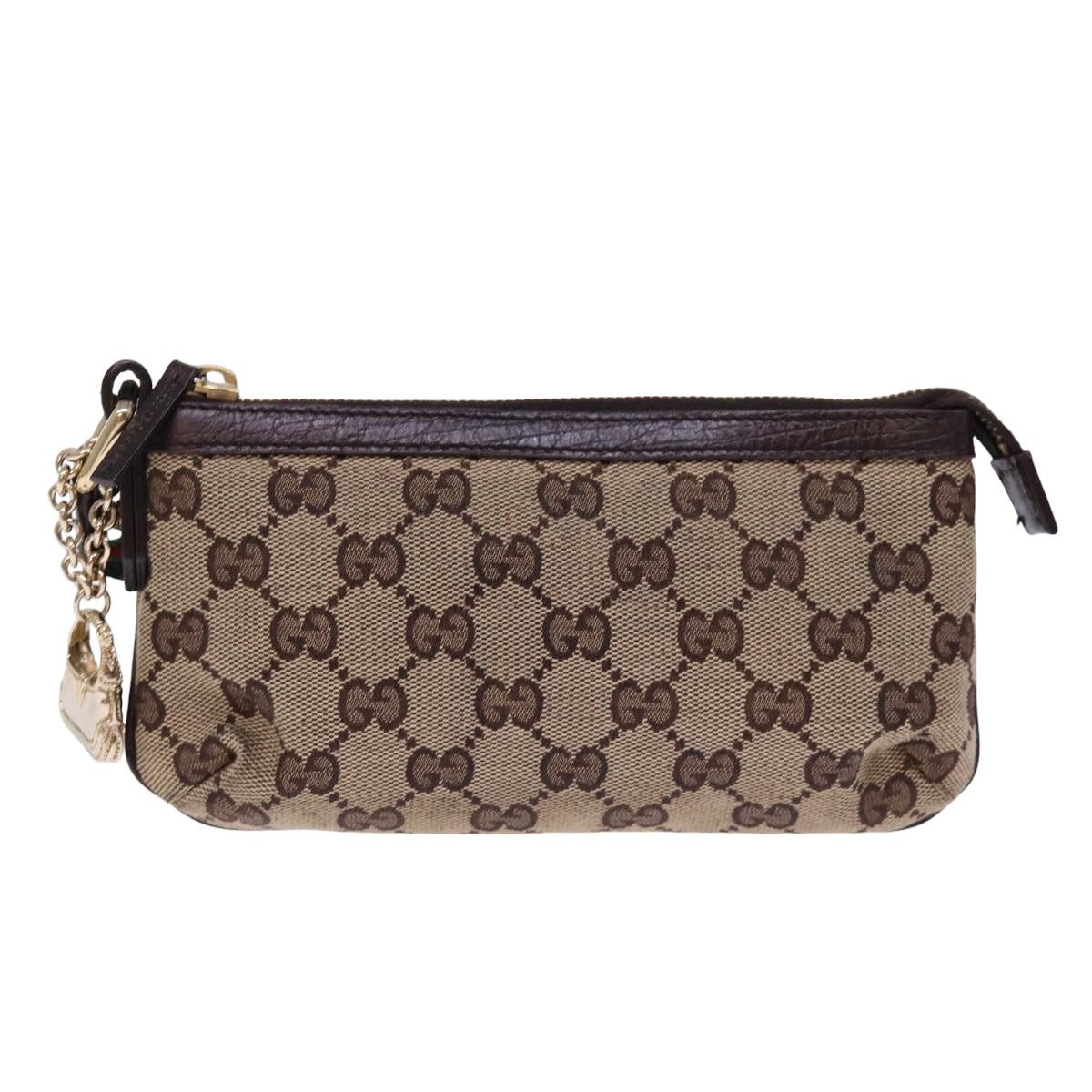 Gucci Gg Canvas Beige Canvas Clutch Bag (Pre-Owned) Size ONE SIZE - 9 Thumbnail