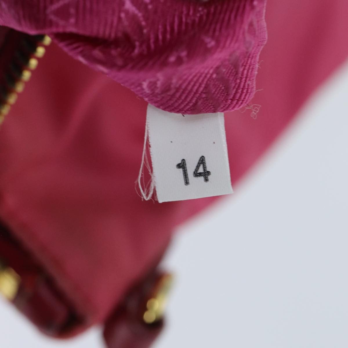 Prada Tessuto Pink Synthetic Shoulder Bag (Pre-Owned) Size ONE SIZE - 6 Thumbnail