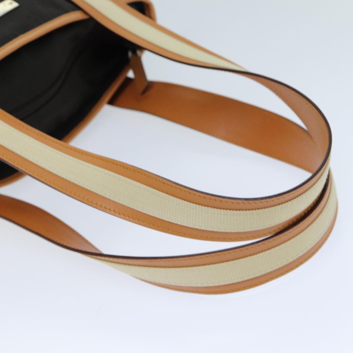 Gucci -- Brown Canvas Tote Bag (Pre-Owned) Size ONE SIZE - 12 Thumbnail