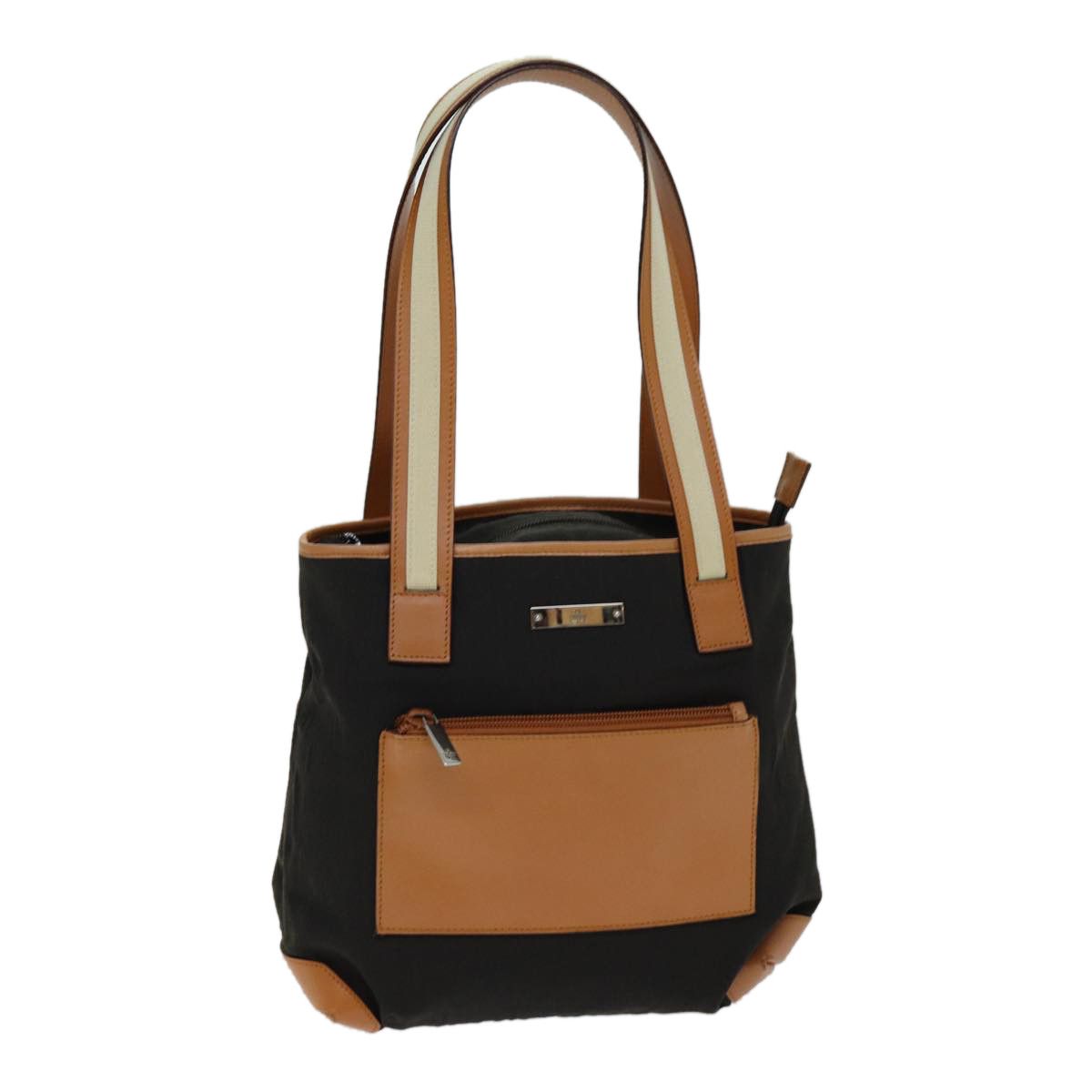 Gucci -- Brown Canvas Tote Bag (Pre-Owned) Size ONE SIZE - 10 Thumbnail