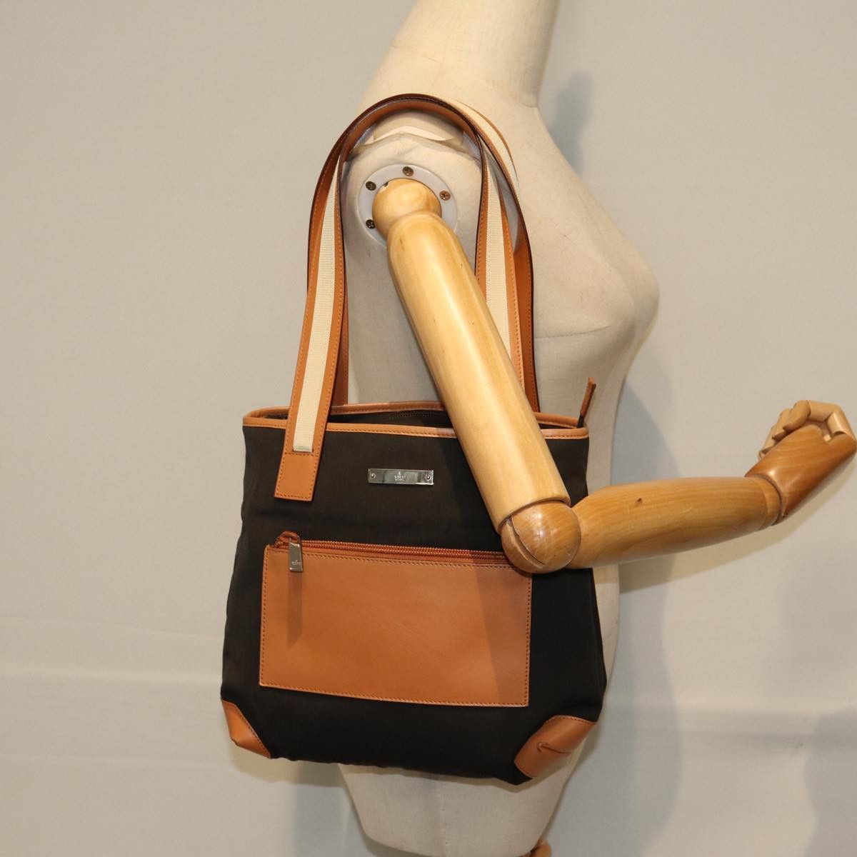 Gucci -- Brown Canvas Tote Bag (Pre-Owned) Size ONE SIZE - 8 Thumbnail