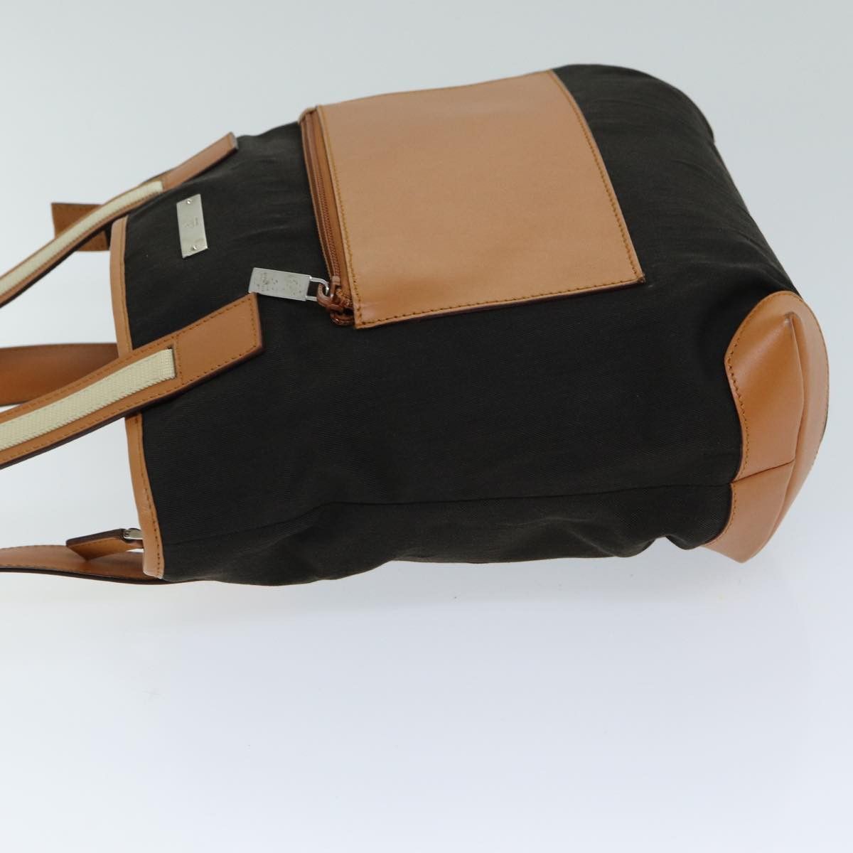 Gucci -- Brown Canvas Tote Bag (Pre-Owned) Size ONE SIZE - 11 Thumbnail