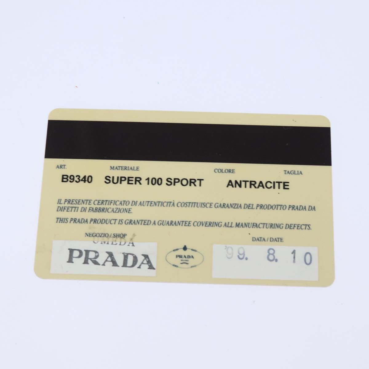 Prada Tessuto Black Synthetic Shoulder Bag (Pre-Owned) Size ONE SIZE - 8 Thumbnail