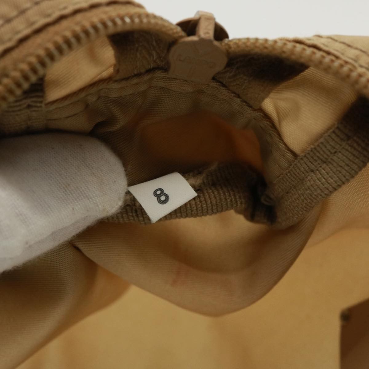 Prada Tessuto Beige Synthetic Clutch Bag (Pre-Owned) Size ONE SIZE - 6 Thumbnail