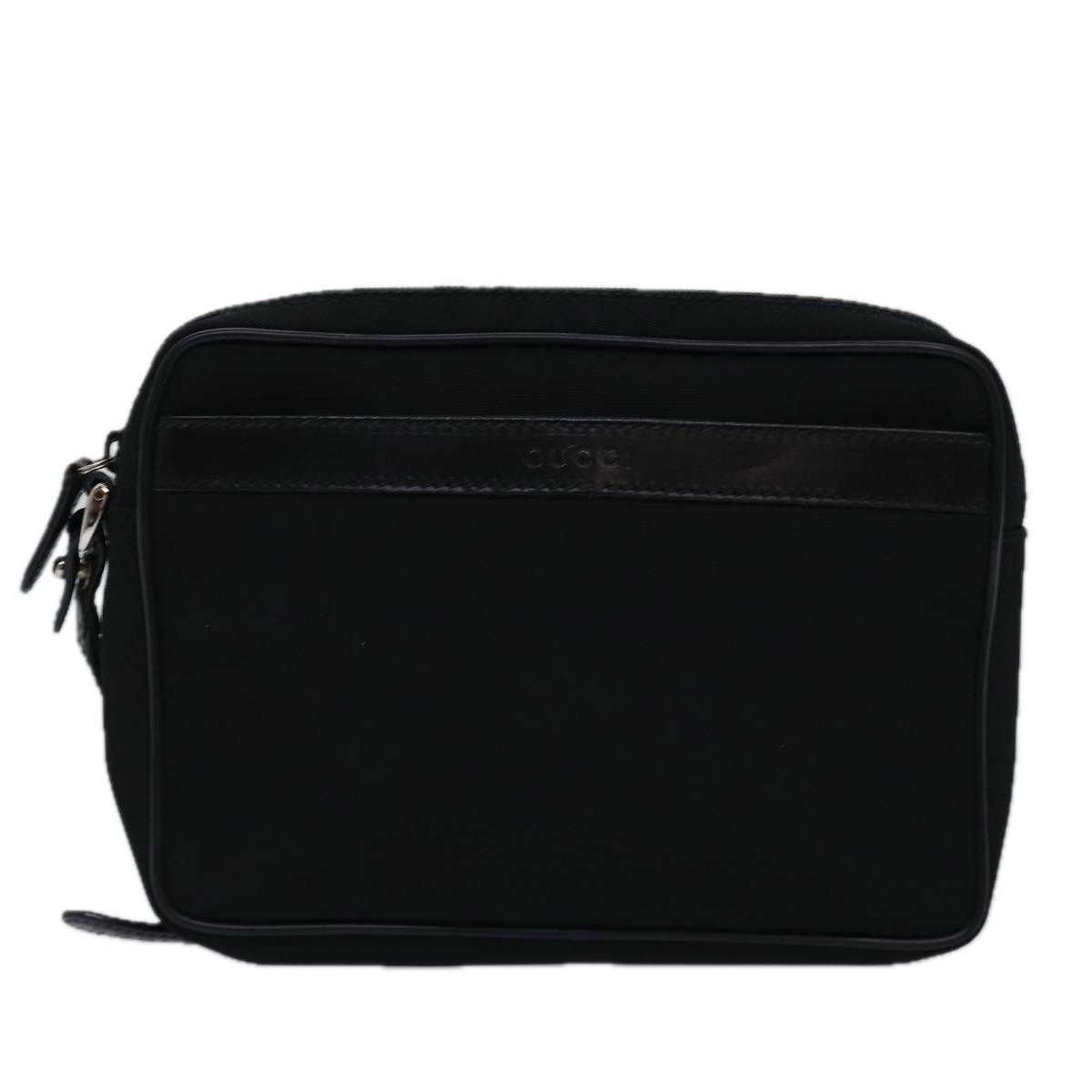 Gucci Black Synthetic Clutch Bag (Pre-Owned) Size ONE SIZE - 10 Thumbnail