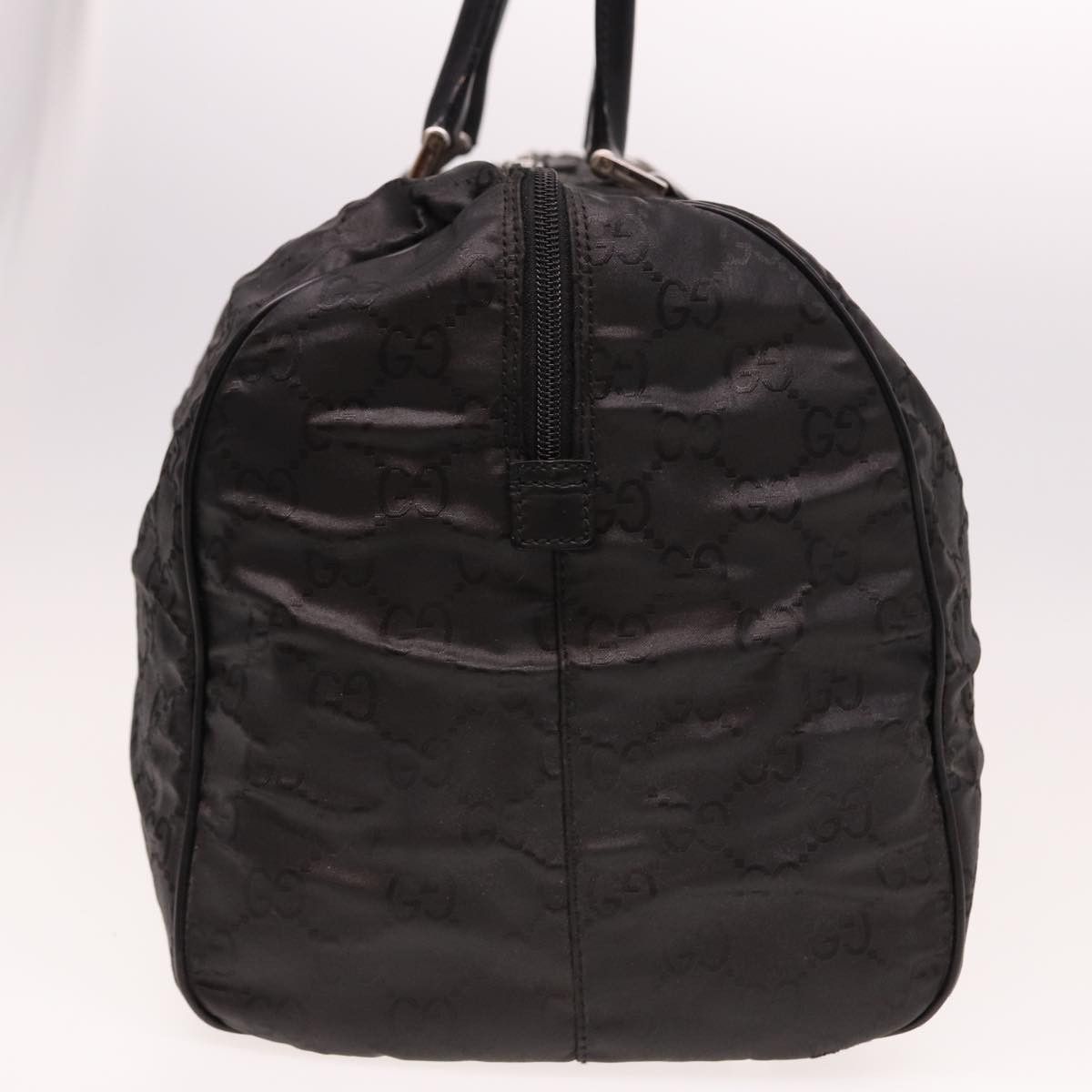 Gucci Gg Pattern Black Synthetic Travel Bag (Pre-Owned) Size ONE SIZE - 12 Thumbnail