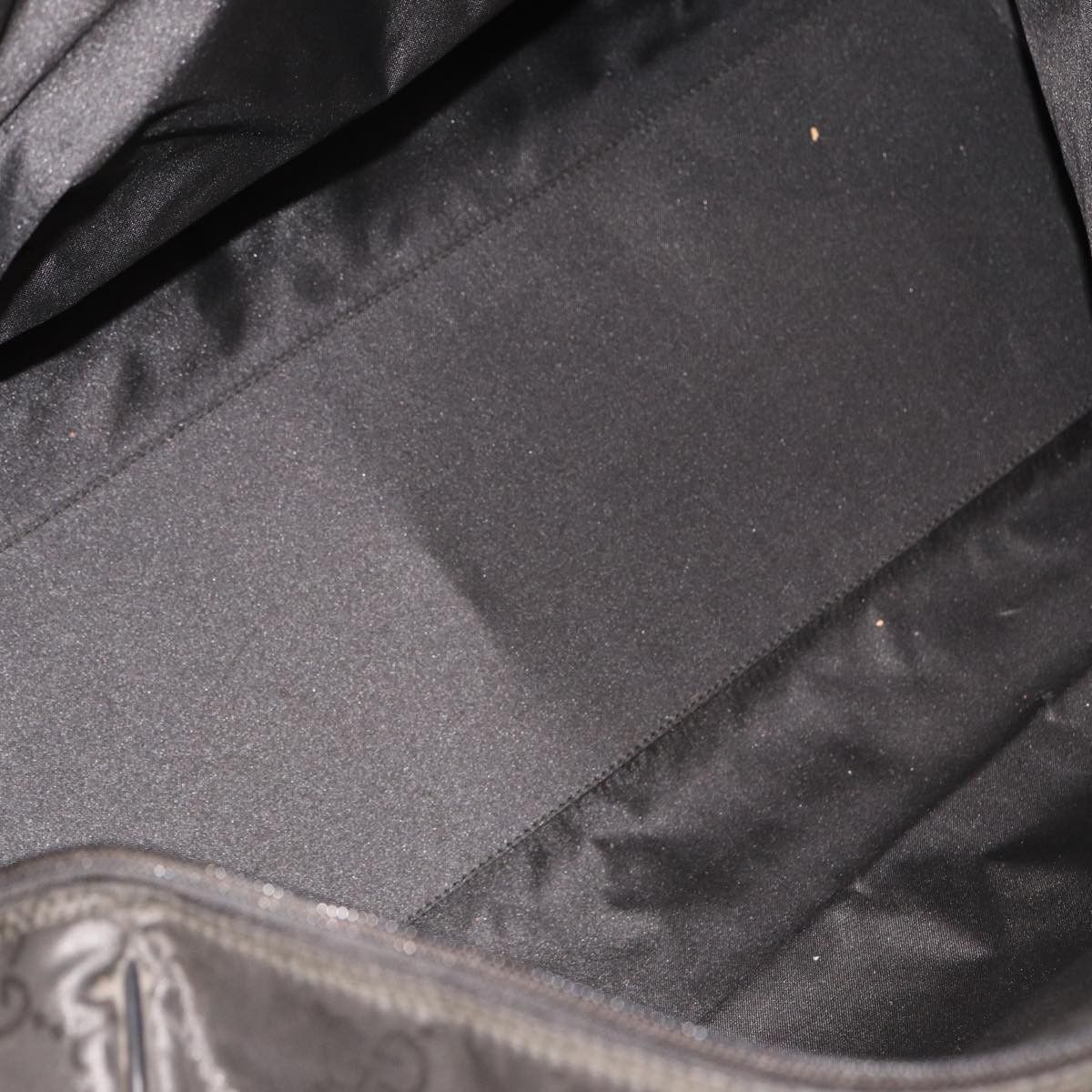 Gucci Gg Pattern Black Synthetic Travel Bag (Pre-Owned) Size ONE SIZE - 5 Thumbnail