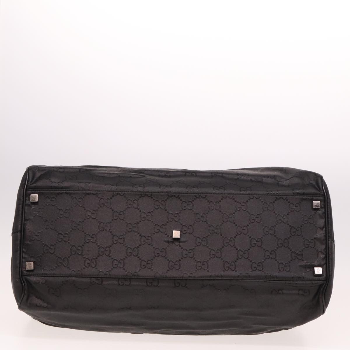 Gucci Gg Pattern Black Synthetic Travel Bag (Pre-Owned) Size ONE SIZE - 3 Thumbnail