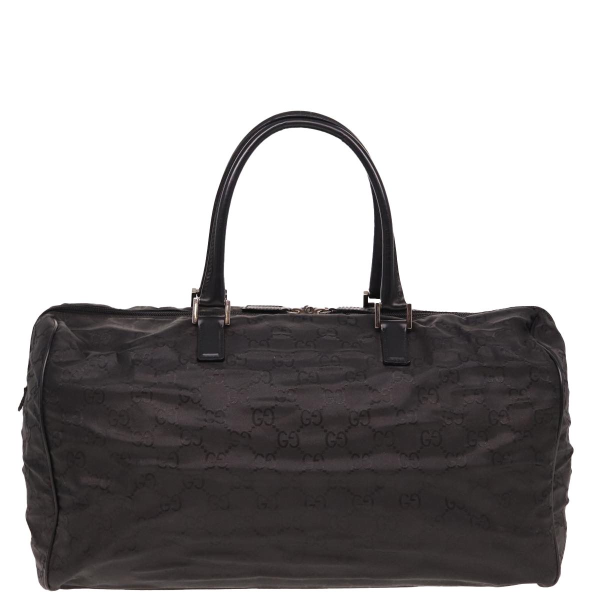 Gucci Gg Pattern Black Synthetic Travel Bag (Pre-Owned) Size ONE SIZE - 2 Thumbnail