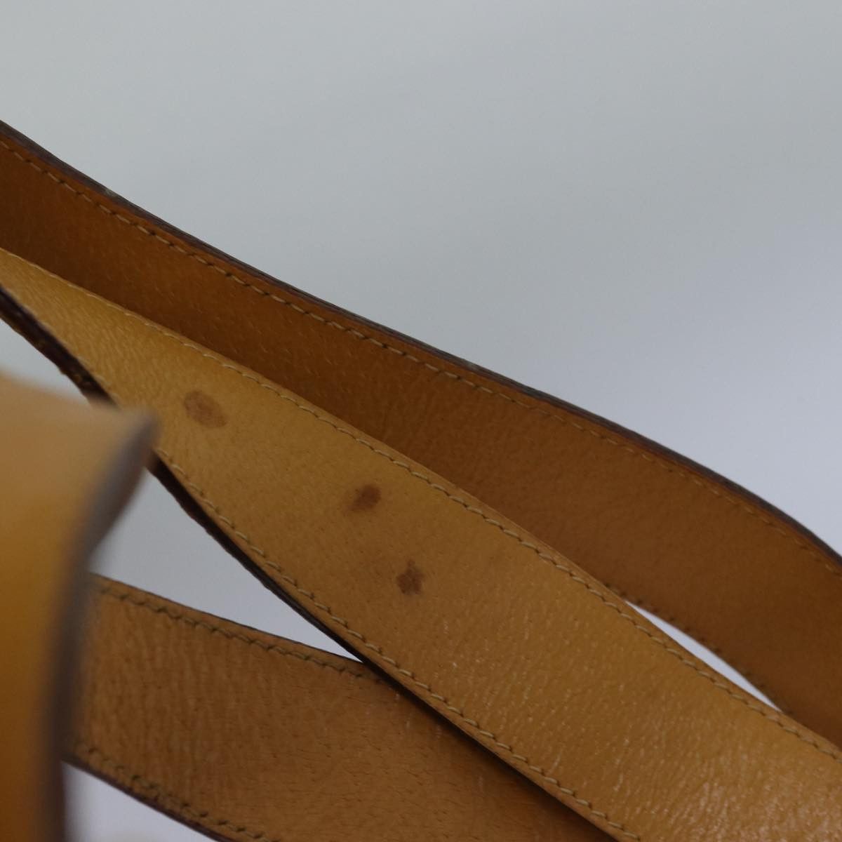 Gucci Bamboo Yellow Leather Backpack Bag (Pre-Owned) Size ONE SIZE - 10 Thumbnail
