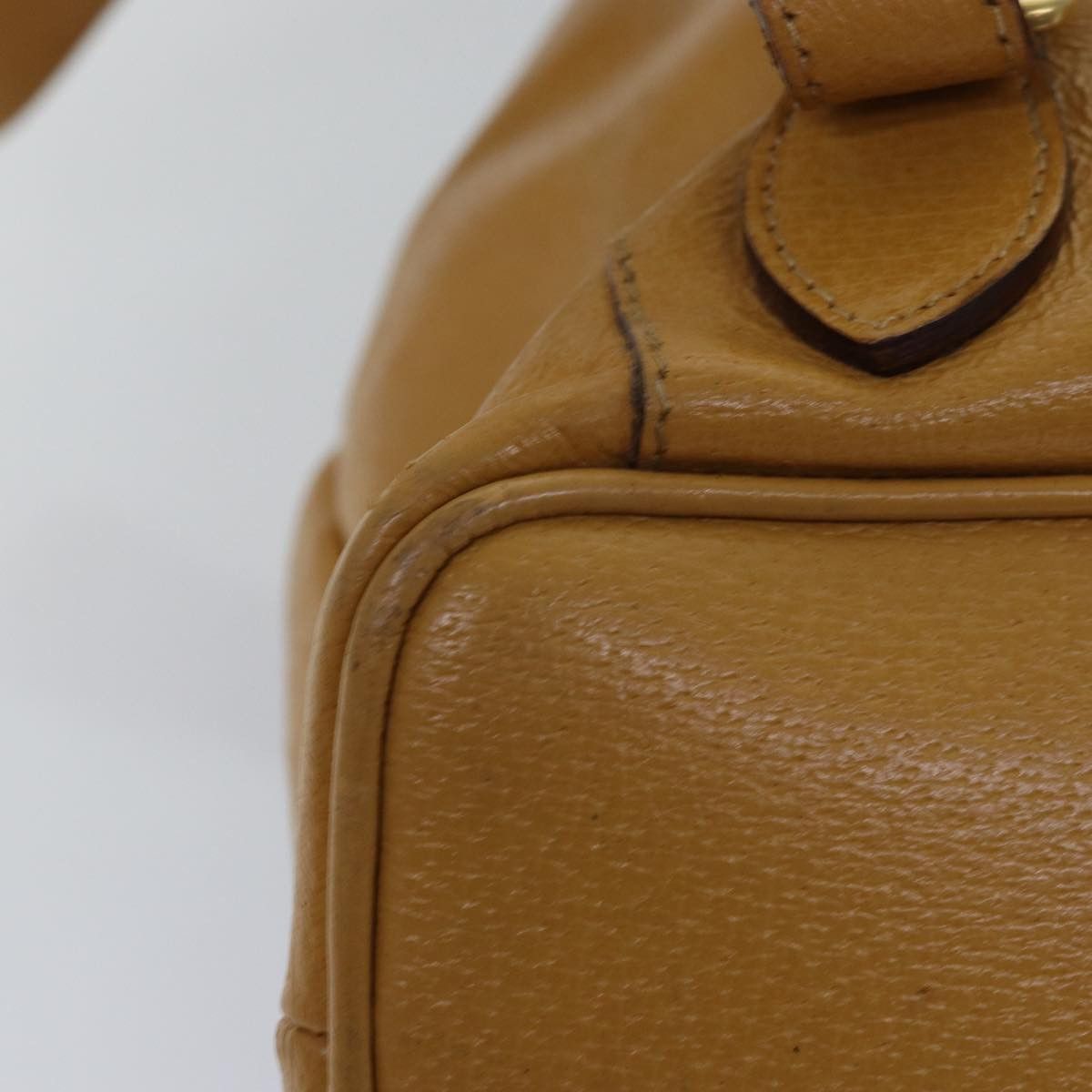 Gucci Bamboo Yellow Leather Backpack Bag (Pre-Owned) Size ONE SIZE - 9 Thumbnail