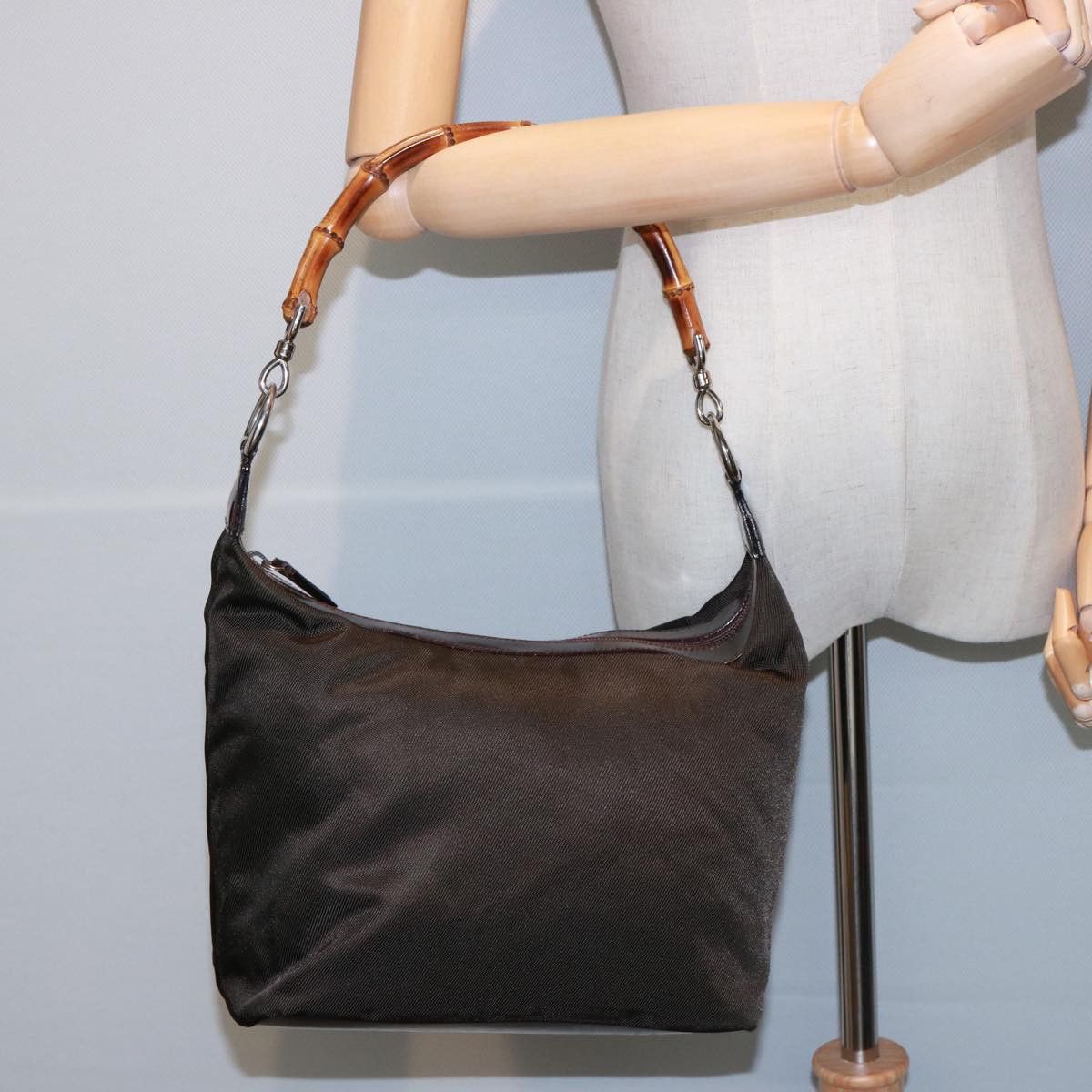 Gucci -- Brown Synthetic Shoulder Bag (Pre-Owned) Size ONE SIZE - 7 Thumbnail