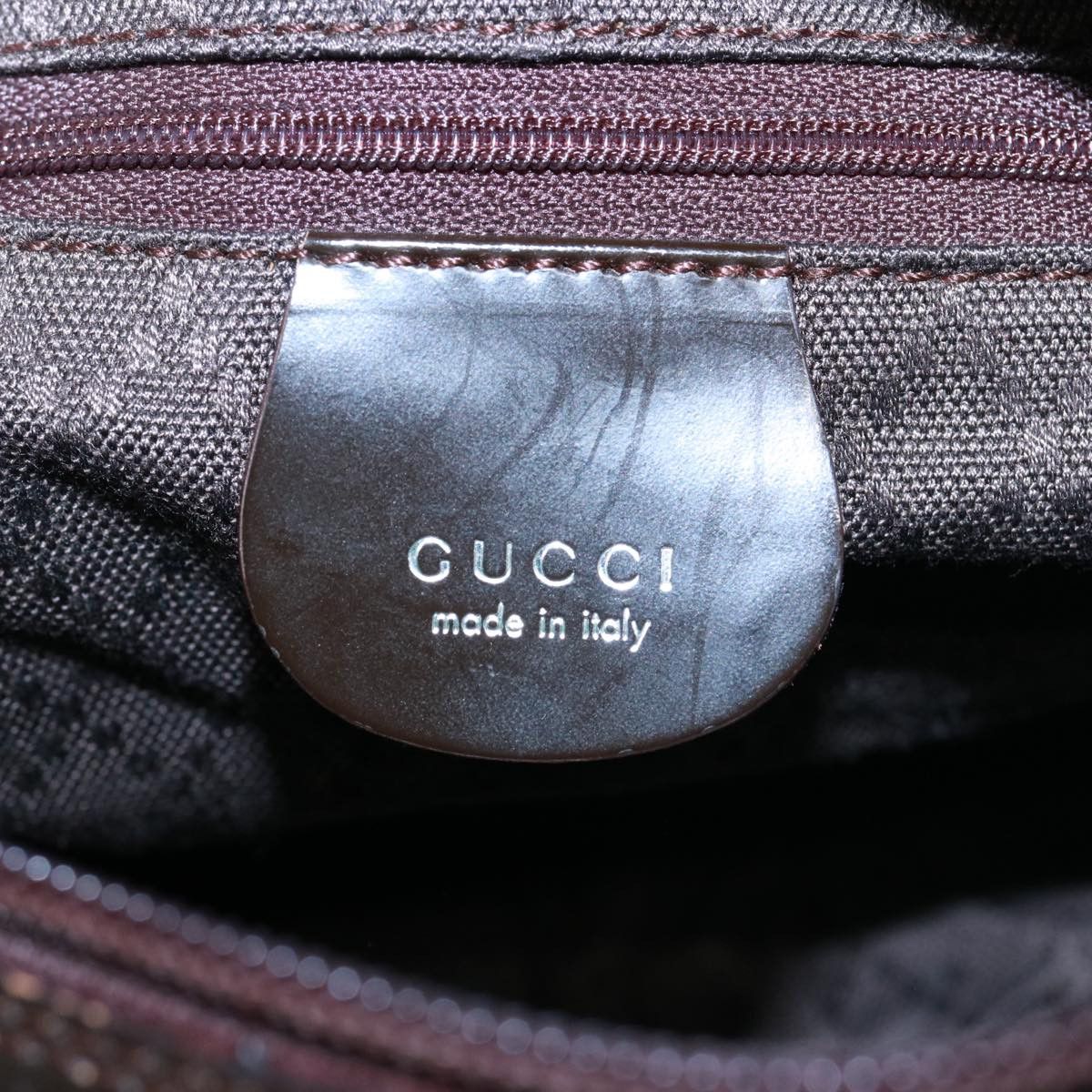 Gucci -- Brown Synthetic Shoulder Bag (Pre-Owned) Size ONE SIZE - 8 Thumbnail