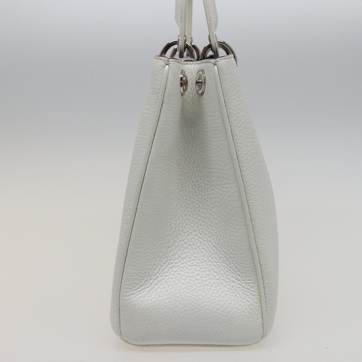Dior issimo White Leather Handbag (Pre-Owned) Size ONE SIZE - 4 Thumbnail