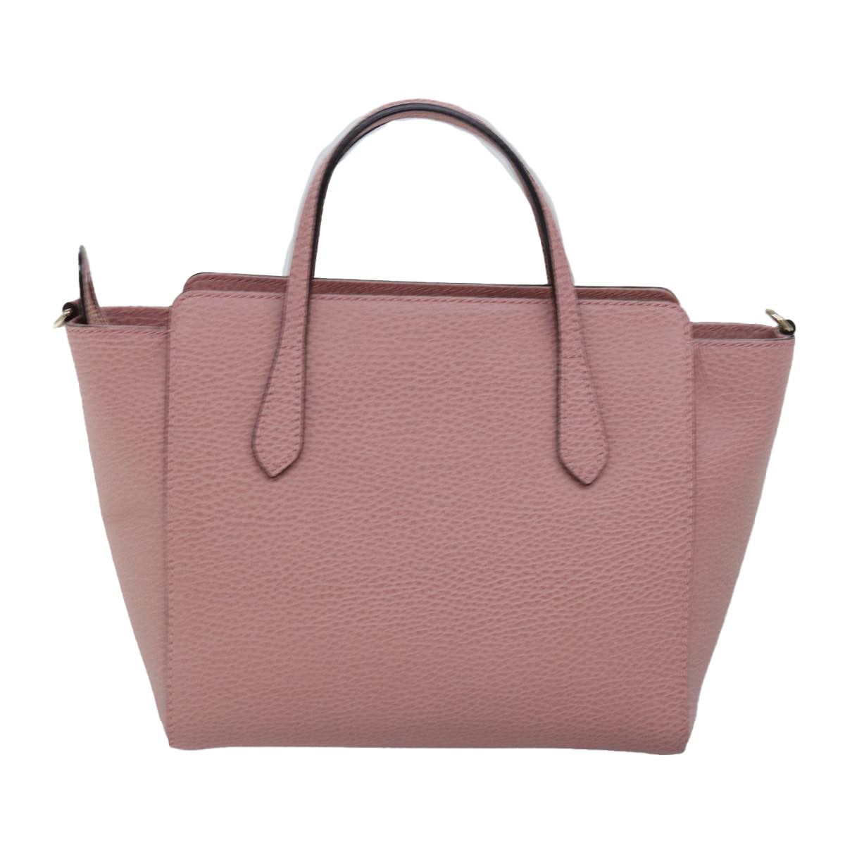 Gucci Pink Leather Handbag (Pre-Owned) Size ONE SIZE - 2 Thumbnail