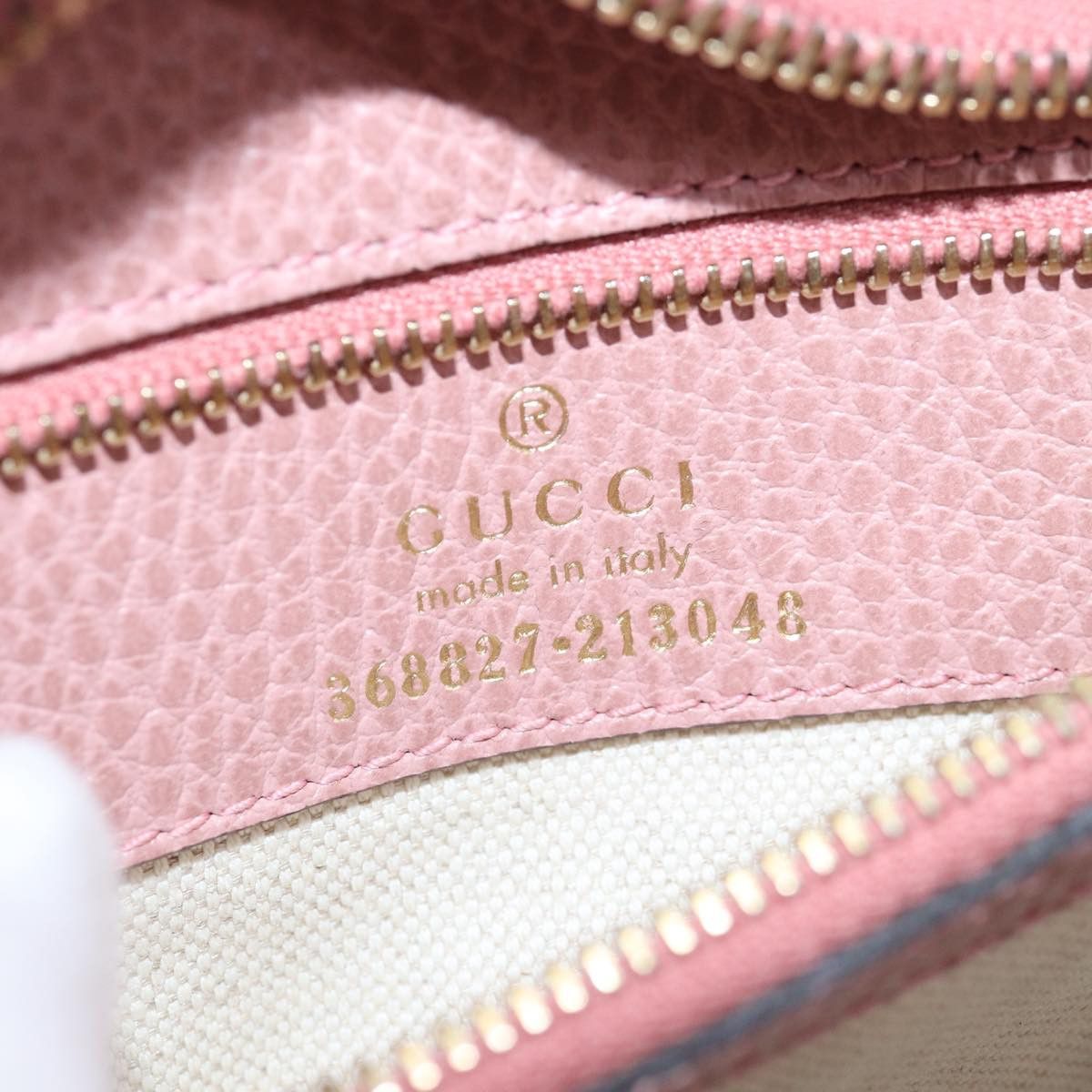 Gucci Pink Leather Handbag (Pre-Owned) Size ONE SIZE - 6 Thumbnail
