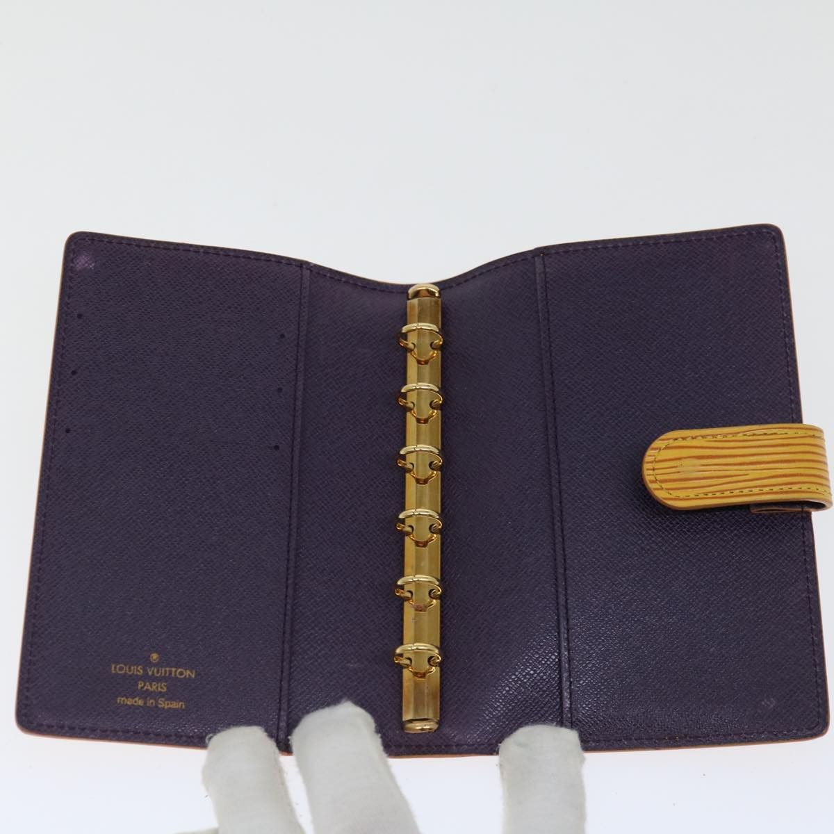 Louis Vuitton Agenda Cover Yellow Leather Wallet (Pre-Owned) Size ONE SIZE - 6 Thumbnail