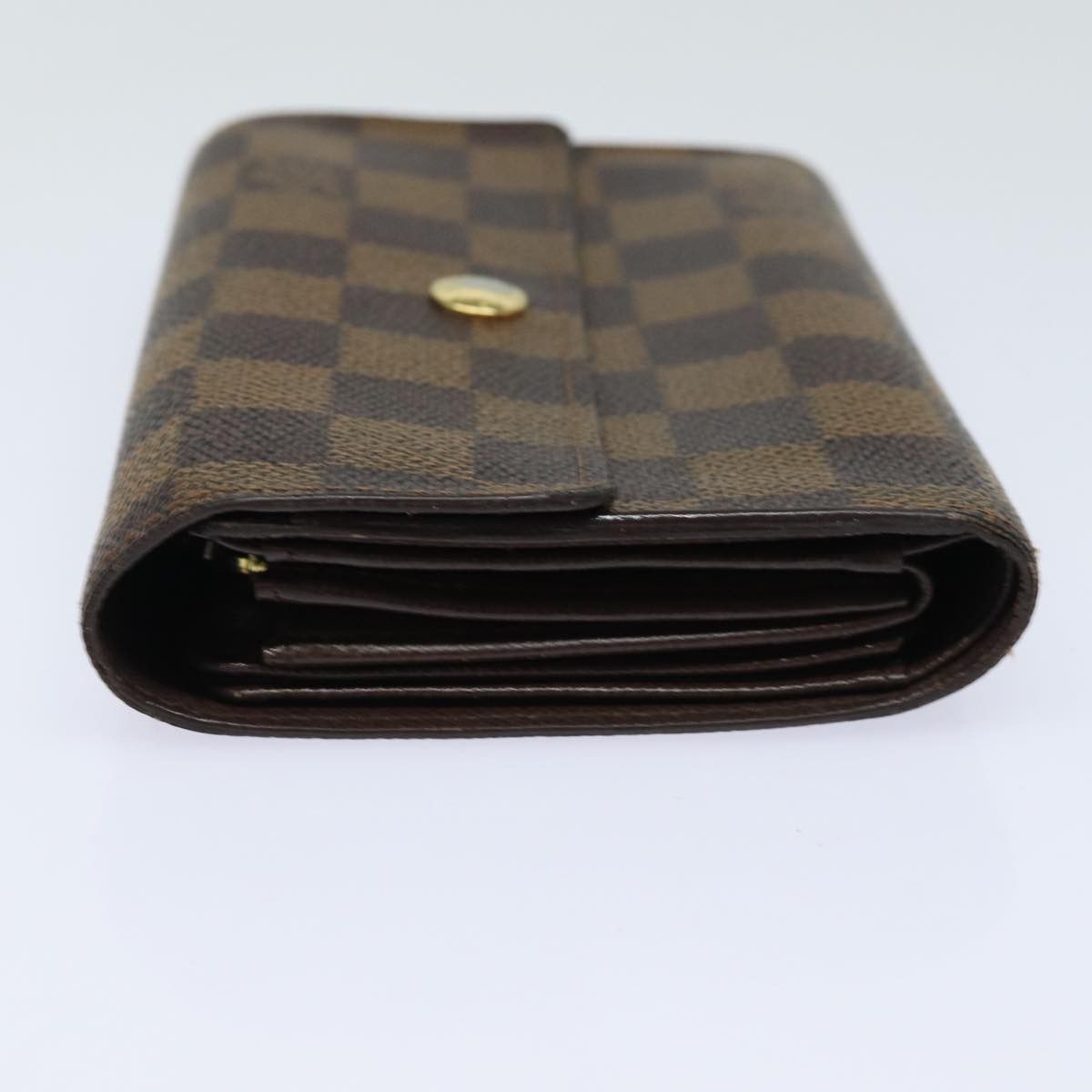 Louis Vuitton Alexandra Brown Canvas Wallet (Pre-Owned) Size ONE SIZE - 9 Thumbnail