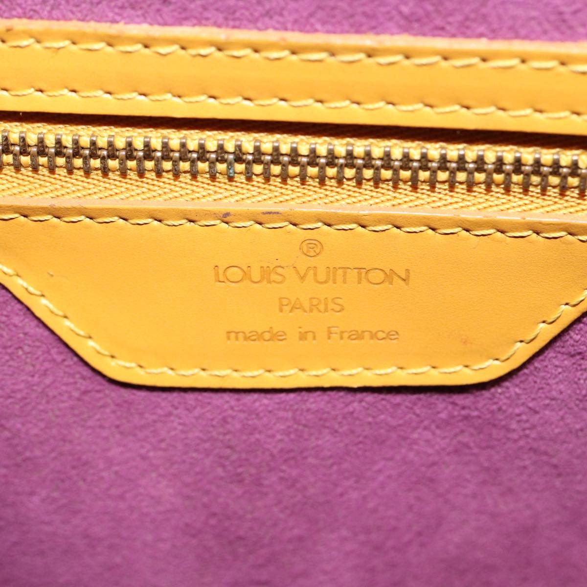 Louis Vuitton Saint Jacques Yellow Leather Shoulder Bag (Pre-Owned) Size ONE SIZE - 8 Thumbnail