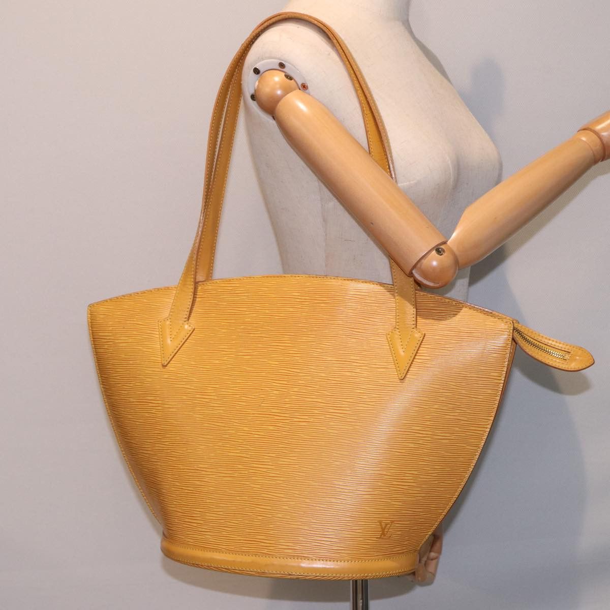 Louis Vuitton Saint Jacques Yellow Leather Shoulder Bag (Pre-Owned) Size ONE SIZE - 7 Thumbnail