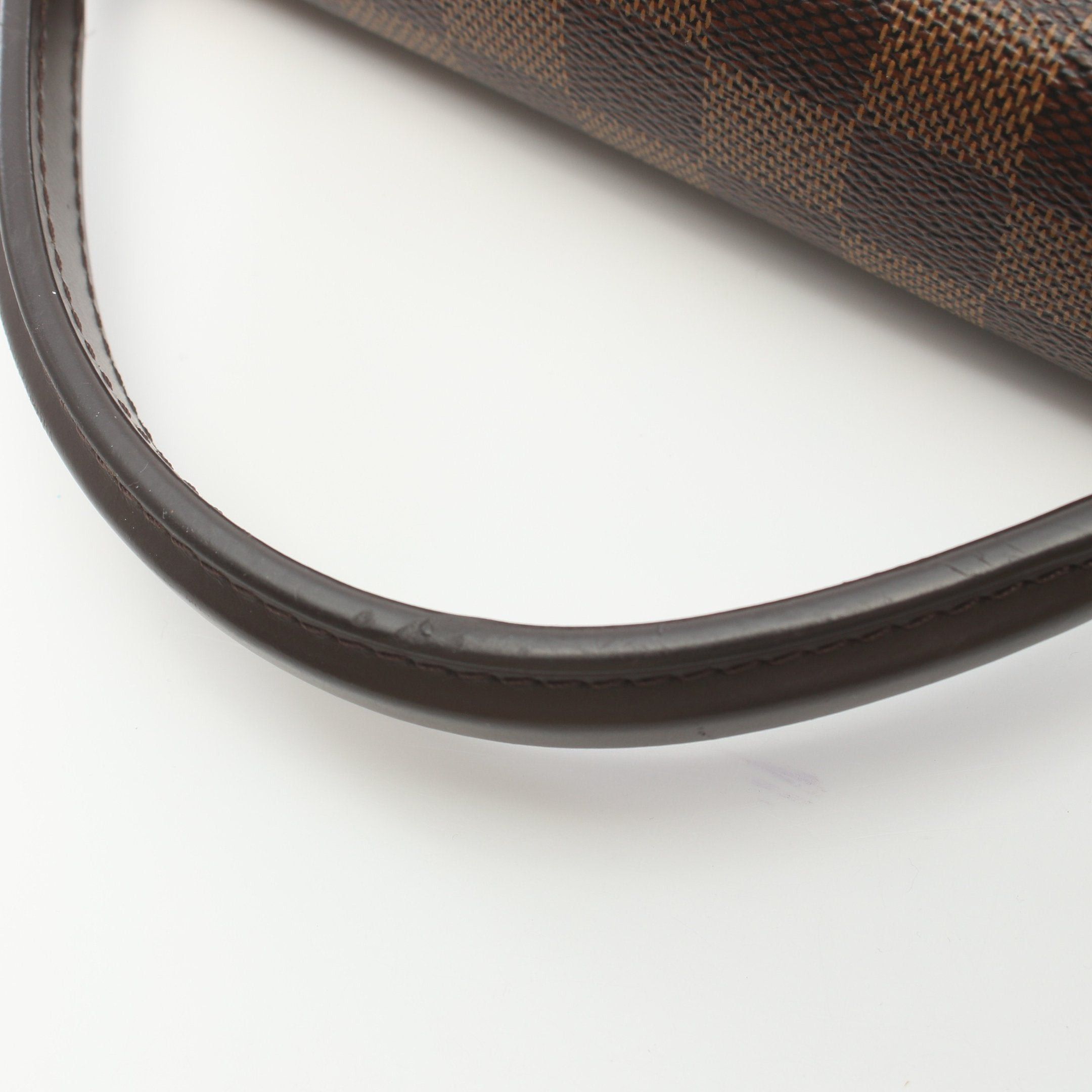 Louis Vuitton Louis Vuitton Croisette Damier Ebene Handbag Leather Brown Size ONE SIZE - 7 Thumbnail
