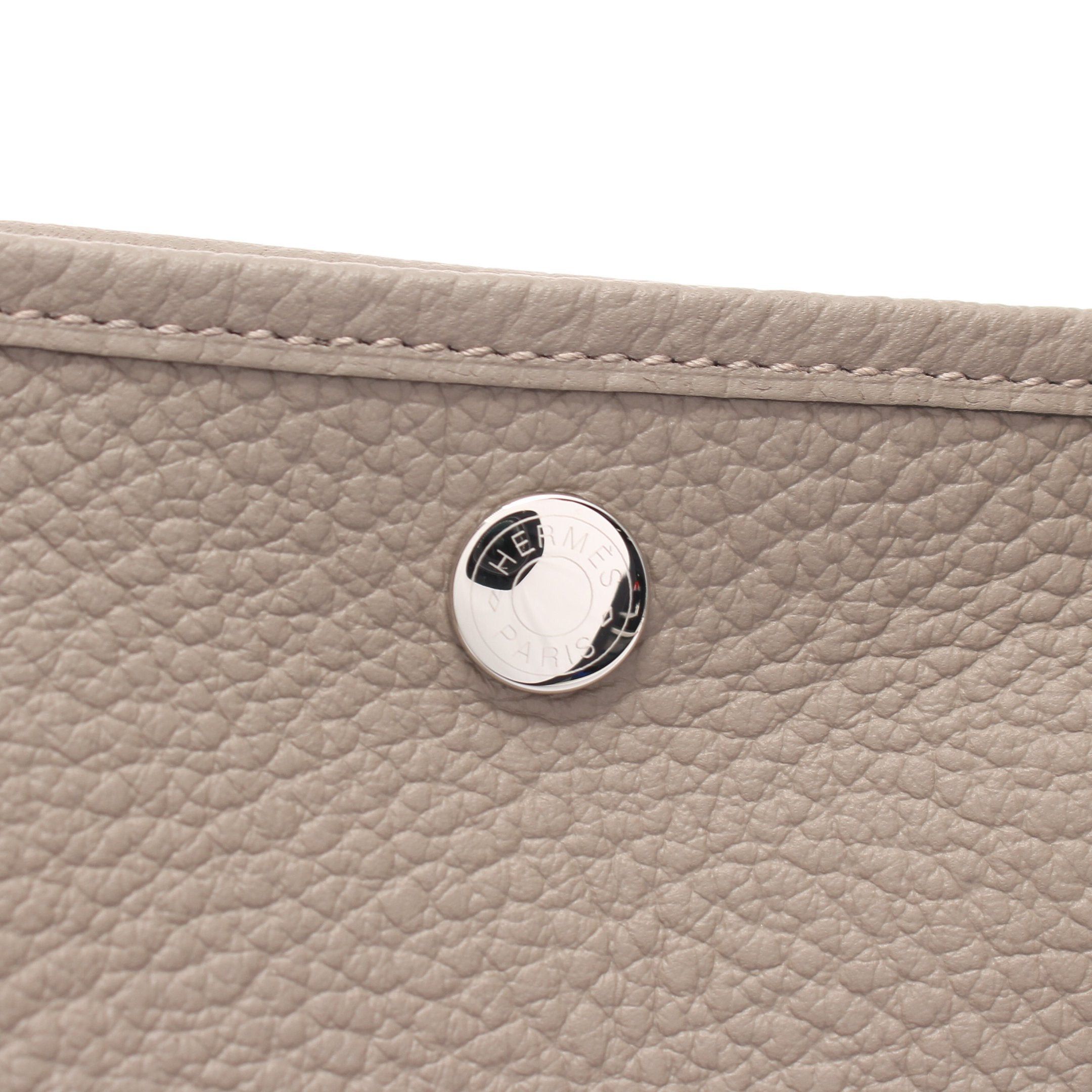 Hermes Hermes Garden Party Pm Handbag Tote Bag Vash Country Gray Beige Silver Hardware A Stamp Size ONE SIZE - 5 Thumbnail