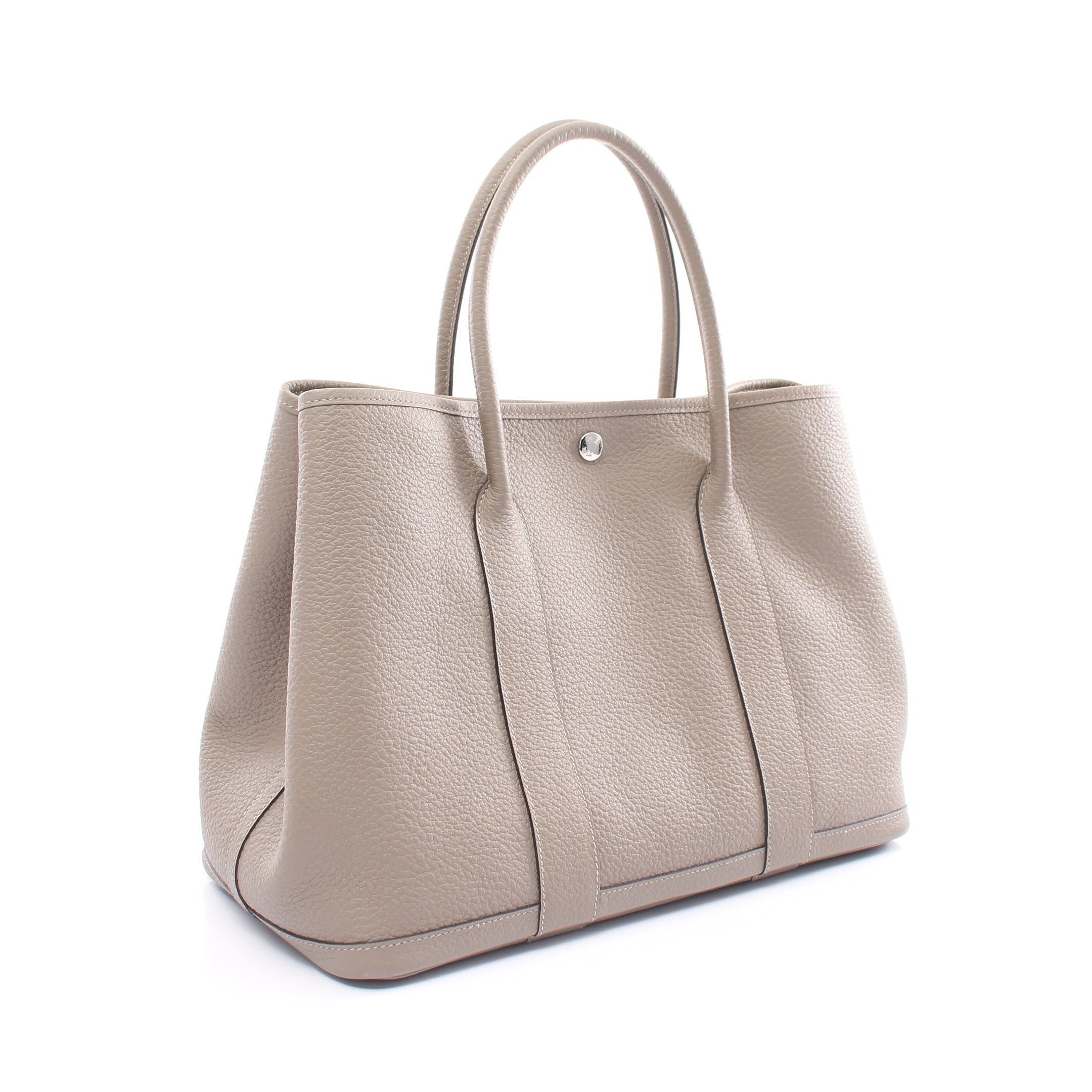 Hermes Hermes Garden Party Pm Handbag Tote Bag Vash Country Gray Beige Silver Hardware A Stamp Size ONE SIZE - 2 Thumbnail