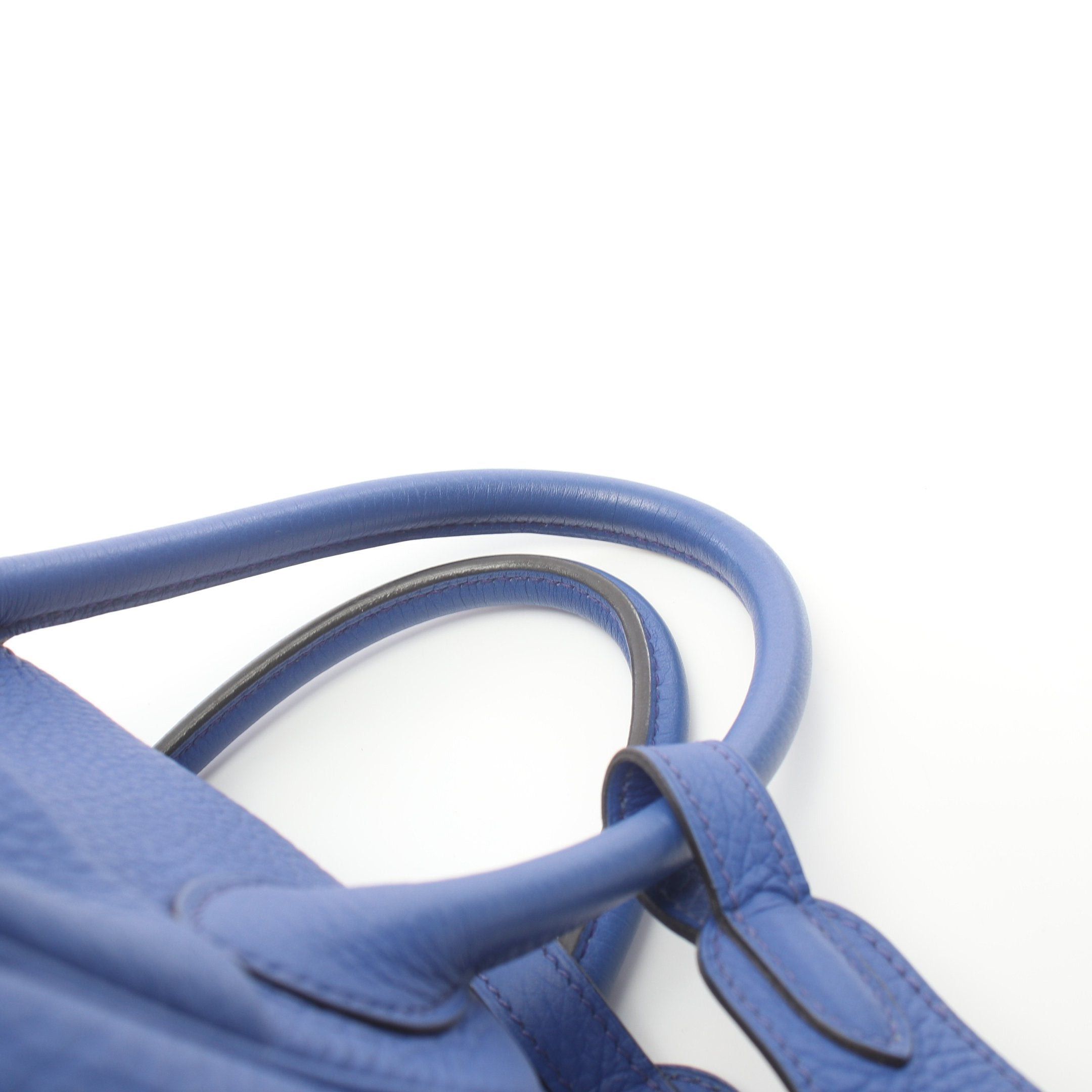 Hermes Hermes Lindy 30 Blue Electric Shoulder Bag Clemence Leather Gold Hardware □O Stamp Size ONE SIZE - 8 Thumbnail
