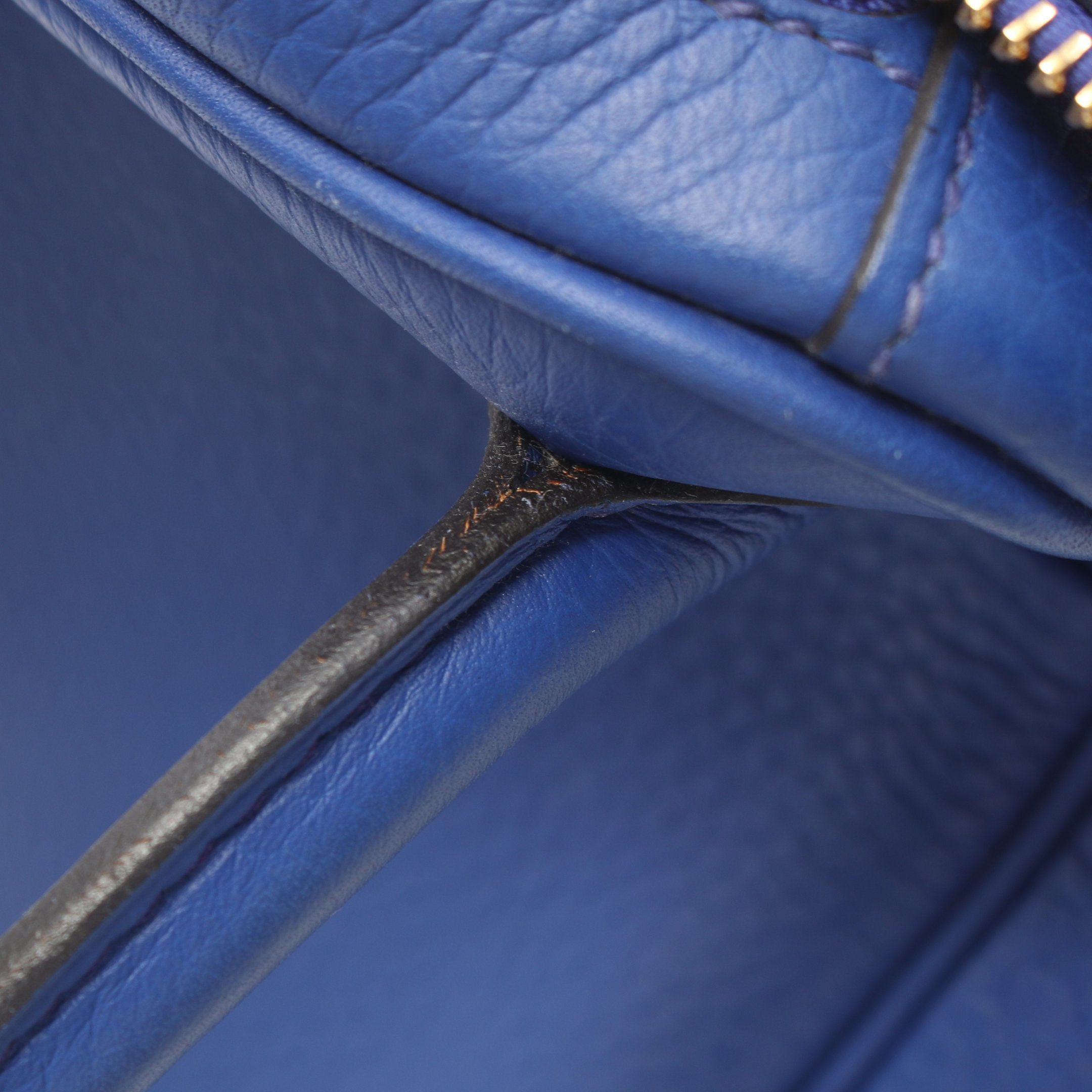 Hermes Hermes Lindy 30 Blue Electric Shoulder Bag Clemence Leather Gold Hardware □O Stamp Size ONE SIZE - 6 Thumbnail