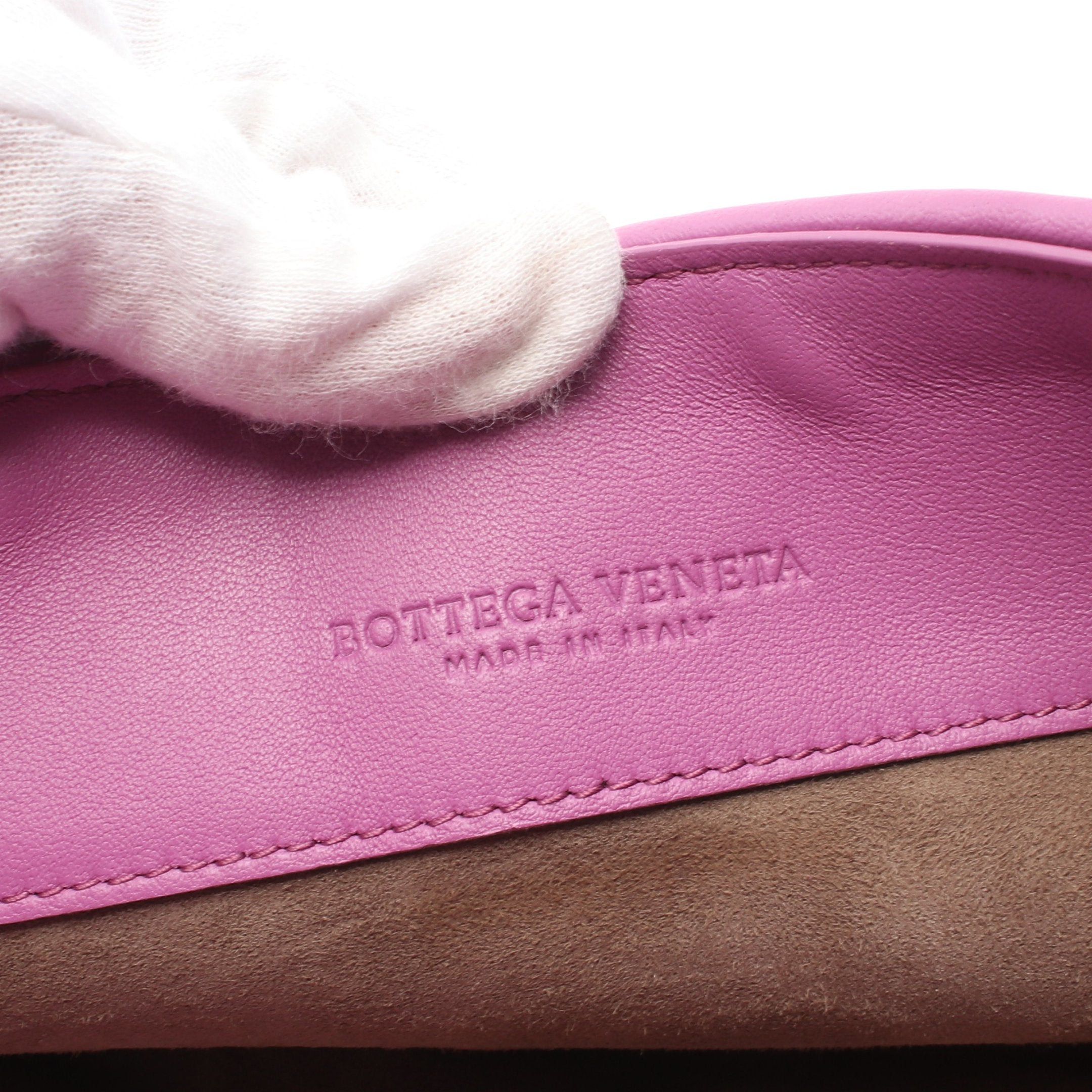 Bottega Veneta Bottega Veneta Intrecciato Shoulder Bag Leather Pink Purple Size ONE SIZE - 4 Thumbnail