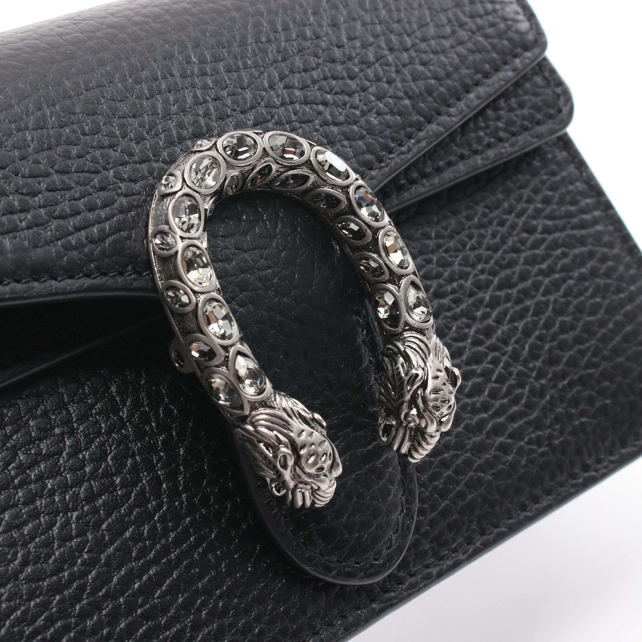 Gucci Gucci Dionysus Chain Shoulder Bag Leather Black Size ONE SIZE - 6 Thumbnail