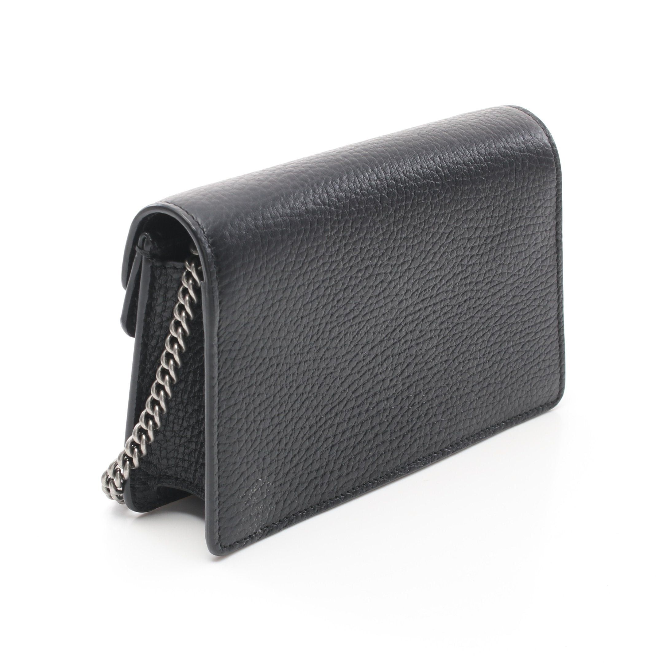 Gucci Gucci Dionysus Chain Shoulder Bag Leather Black Size ONE SIZE - 2 Thumbnail