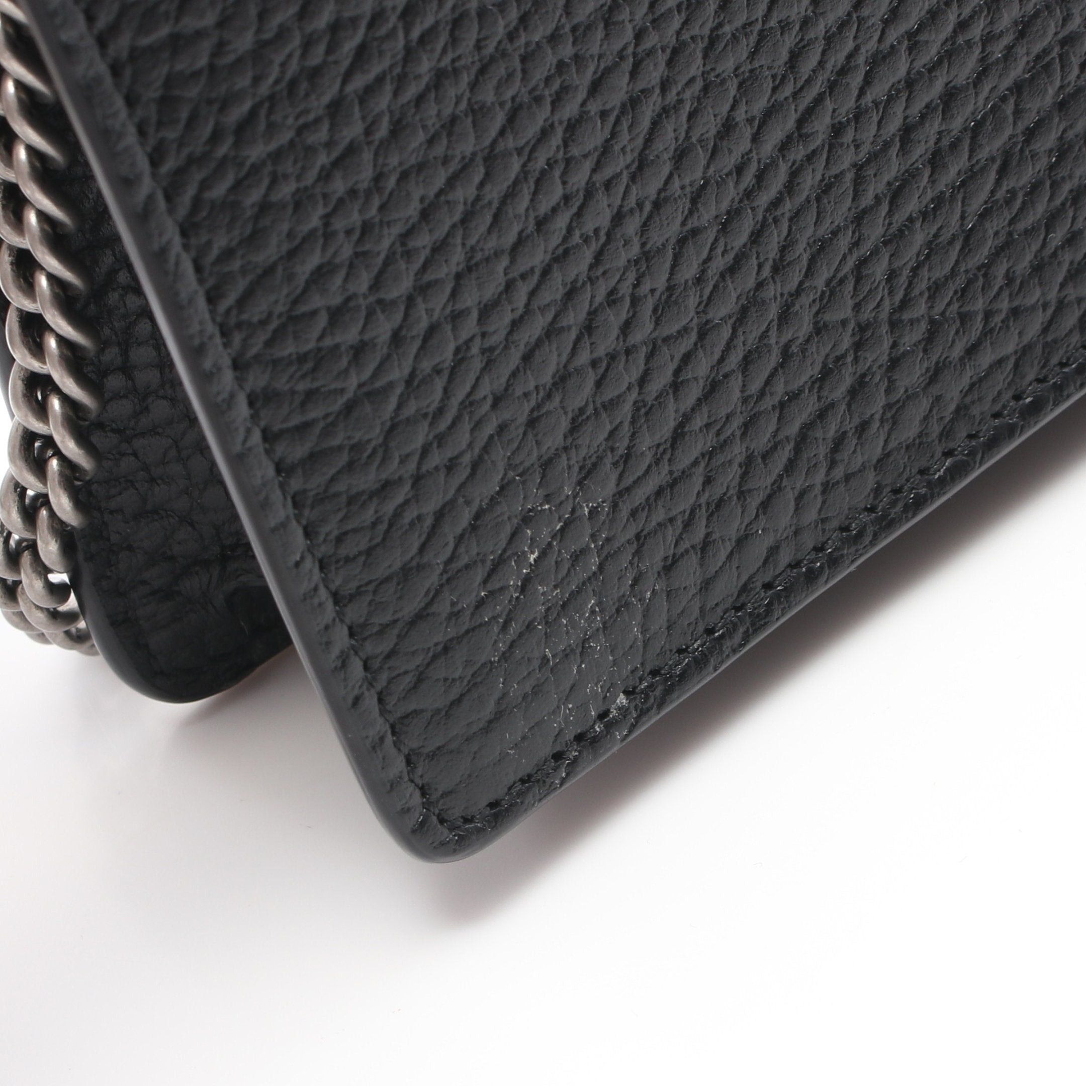 Gucci Gucci Dionysus Chain Shoulder Bag Leather Black Size ONE SIZE - 5 Thumbnail