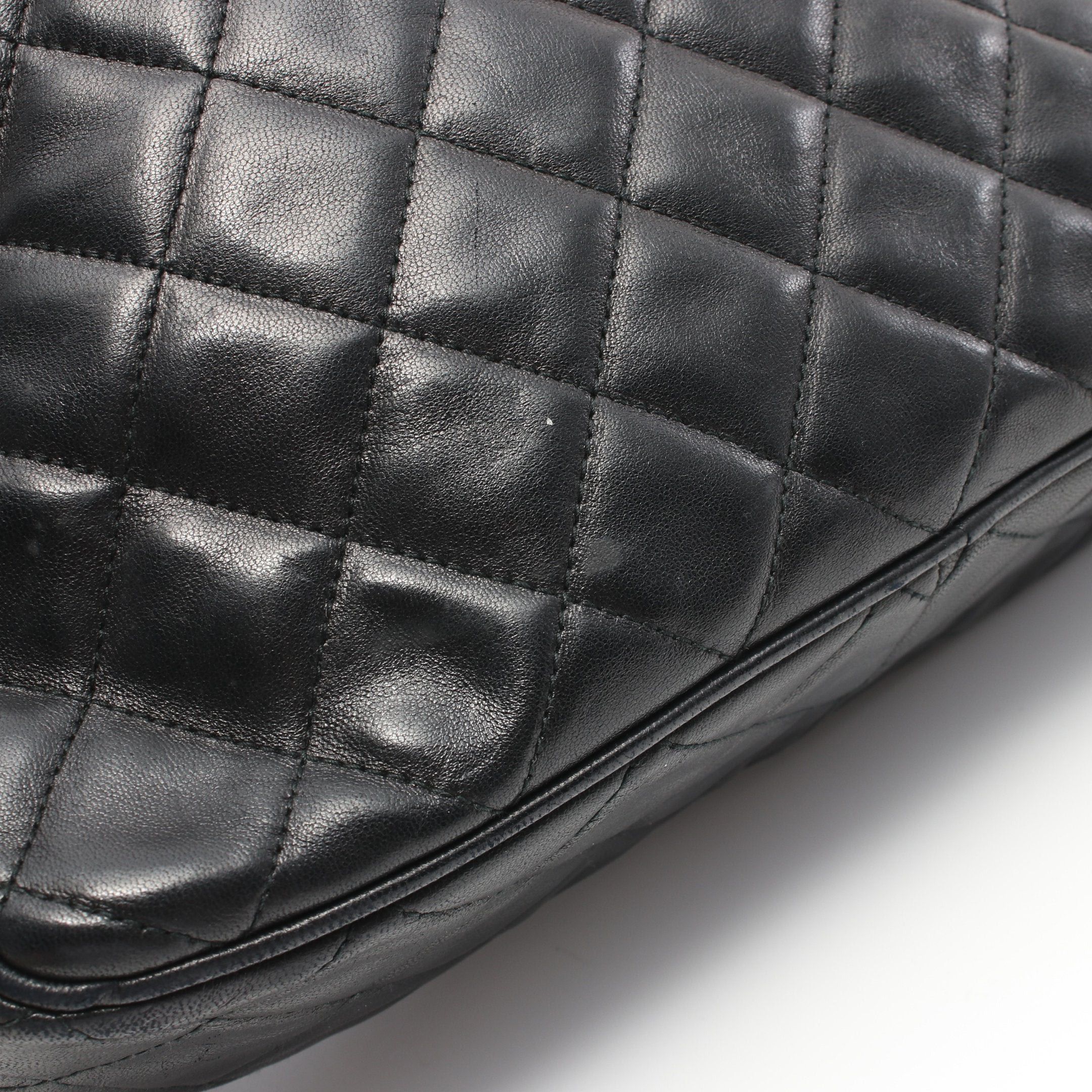 Chanel Chanel Matelasse Chain Shoulder Bag Lambskin Black Gold Hardware Size ONE SIZE - 11 Thumbnail
