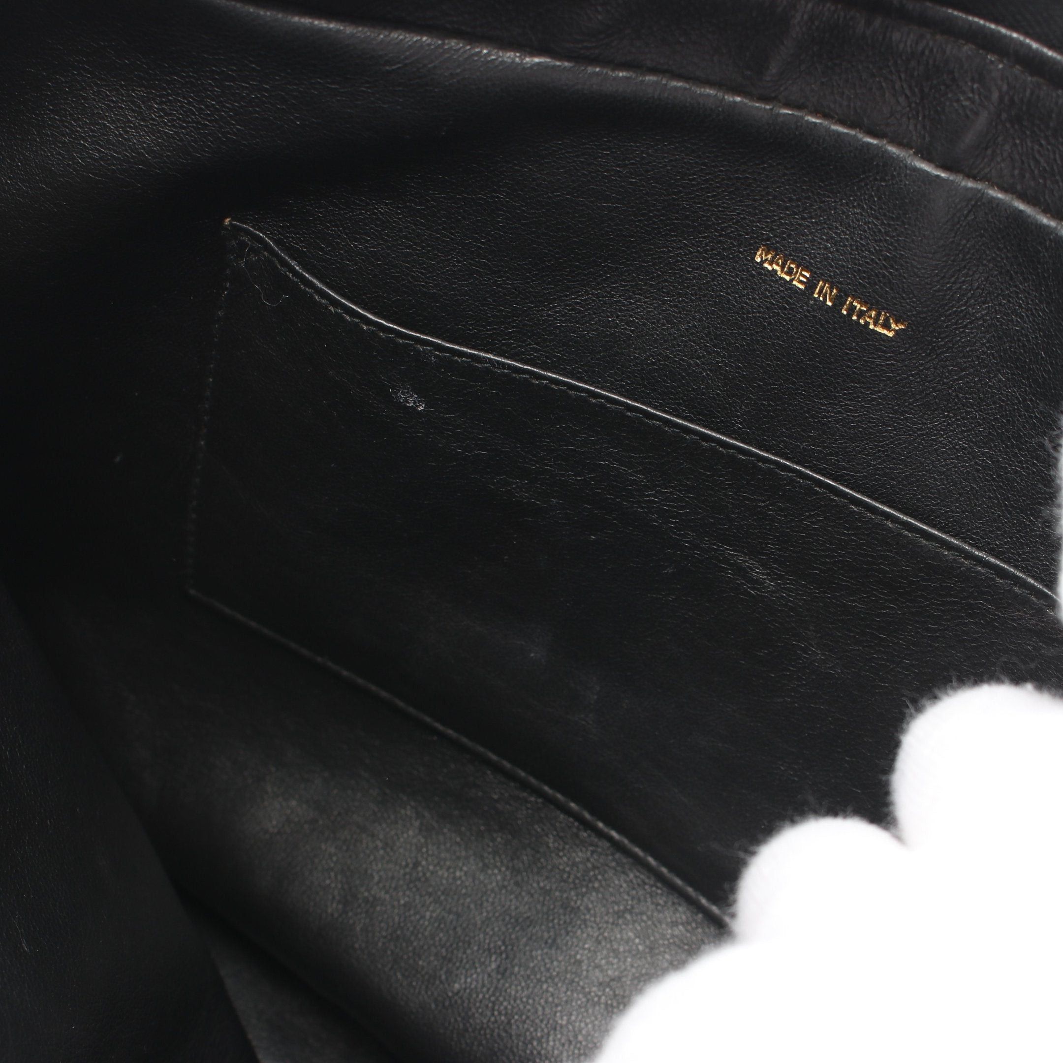 Chanel Chanel Matelasse Chain Shoulder Bag Lambskin Black Gold Hardware Size ONE SIZE - 5 Thumbnail