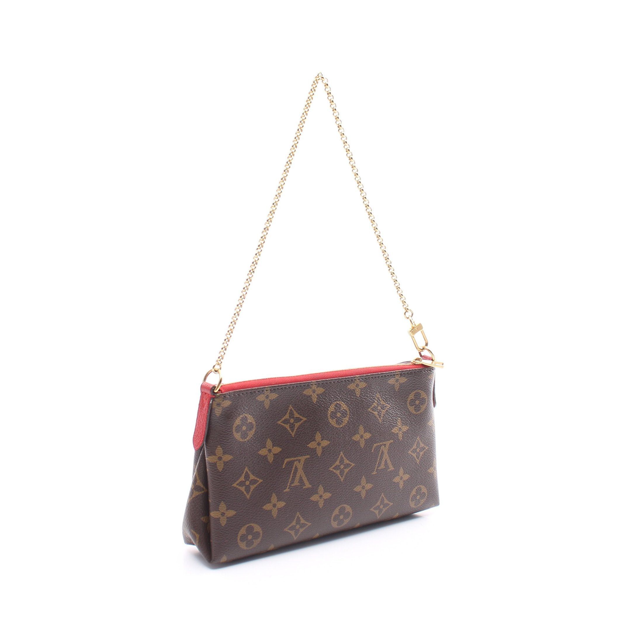Pallas Louis Vuitton Purse Red And Brown Louis Vuitton Pallas