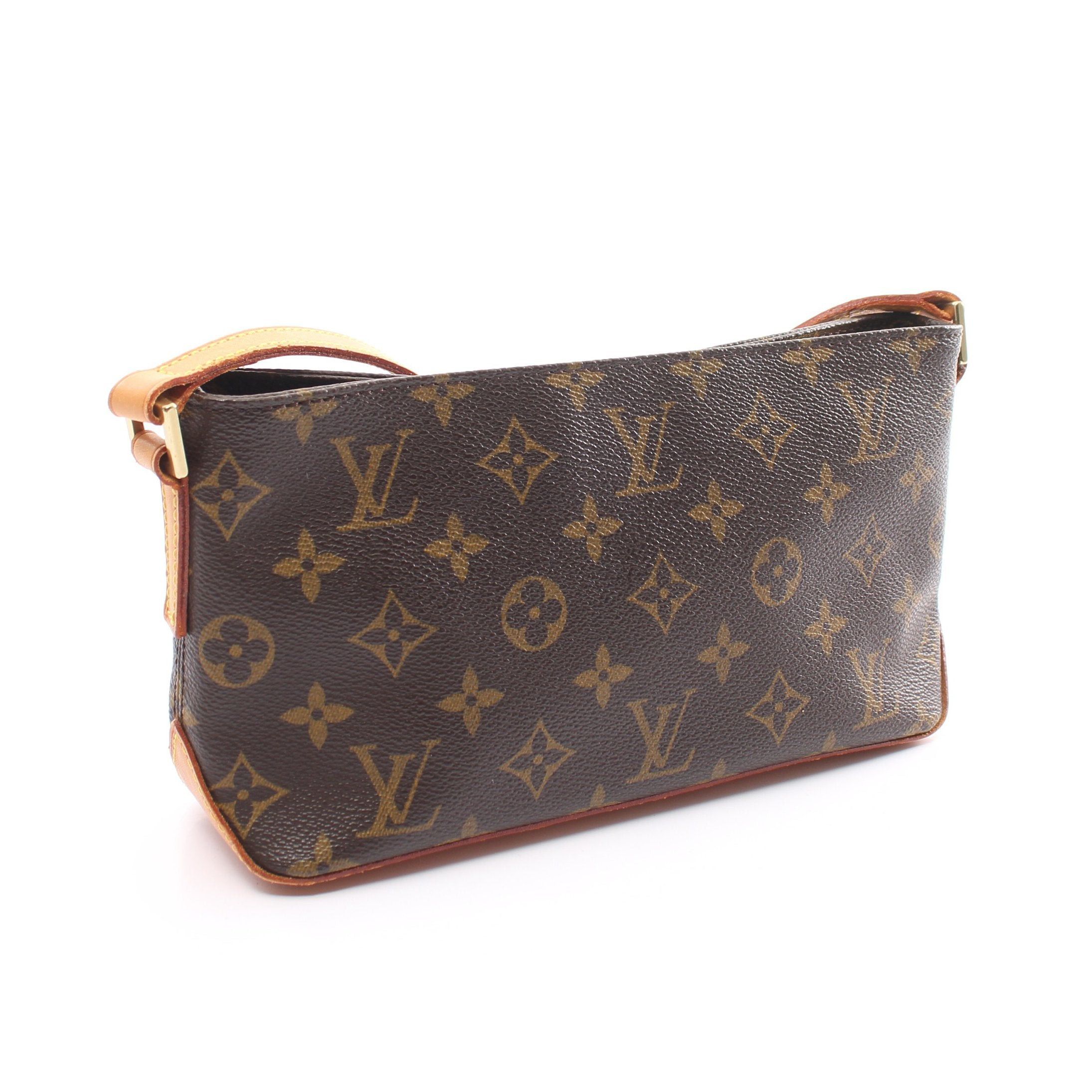 Louis Vuitton Louis Vuitton Trotteur Monogram Shoulder Bag Leather Brown Size ONE SIZE - 2 Thumbnail