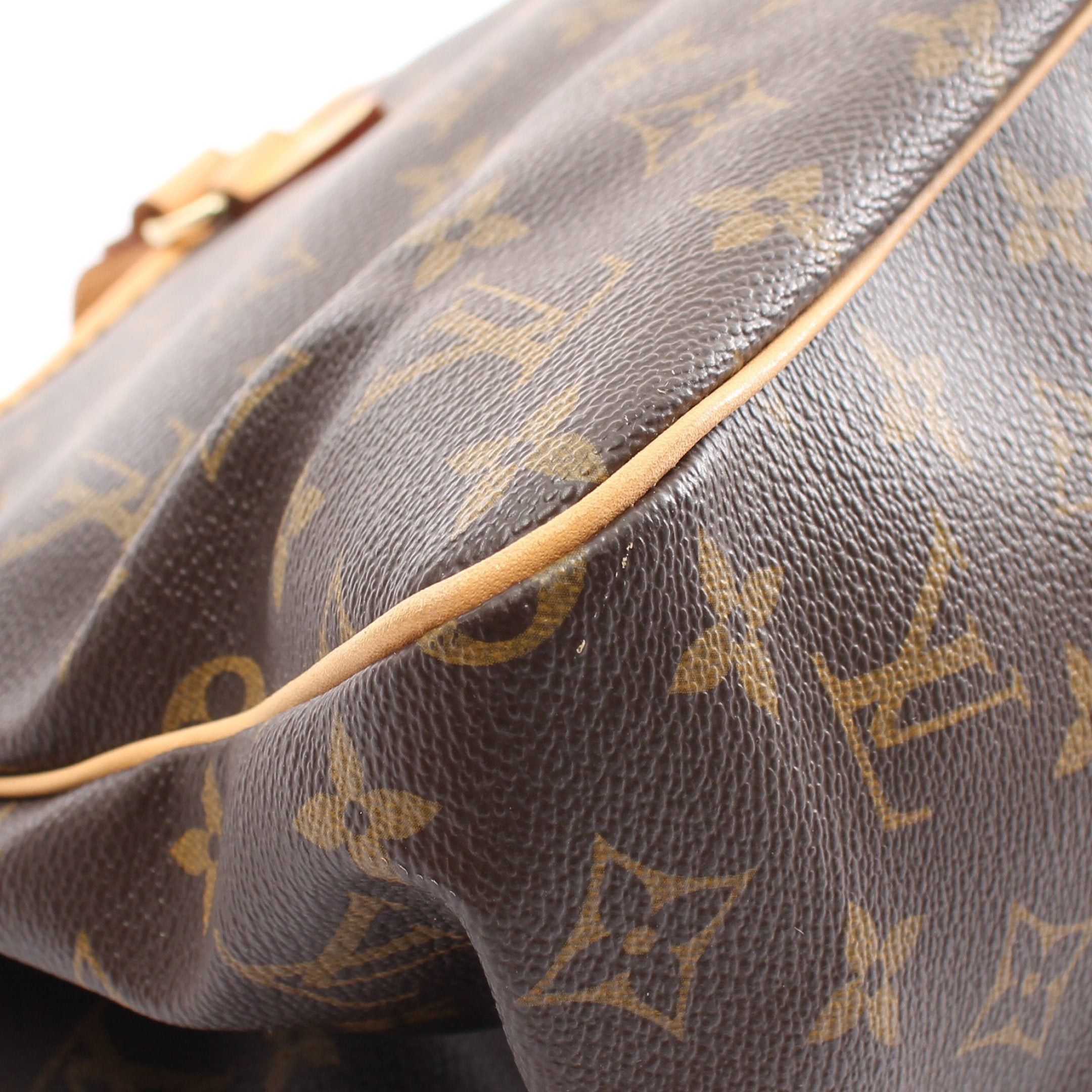 Louis Vuitton Louis Vuitton Batignolles Monogram Handbag Leather Brown Size ONE SIZE - 5 Thumbnail